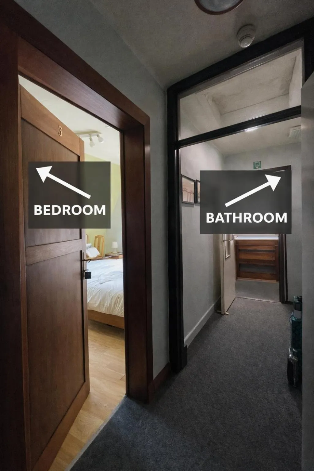 Bathroom, Bed in Logies De Wandelaar