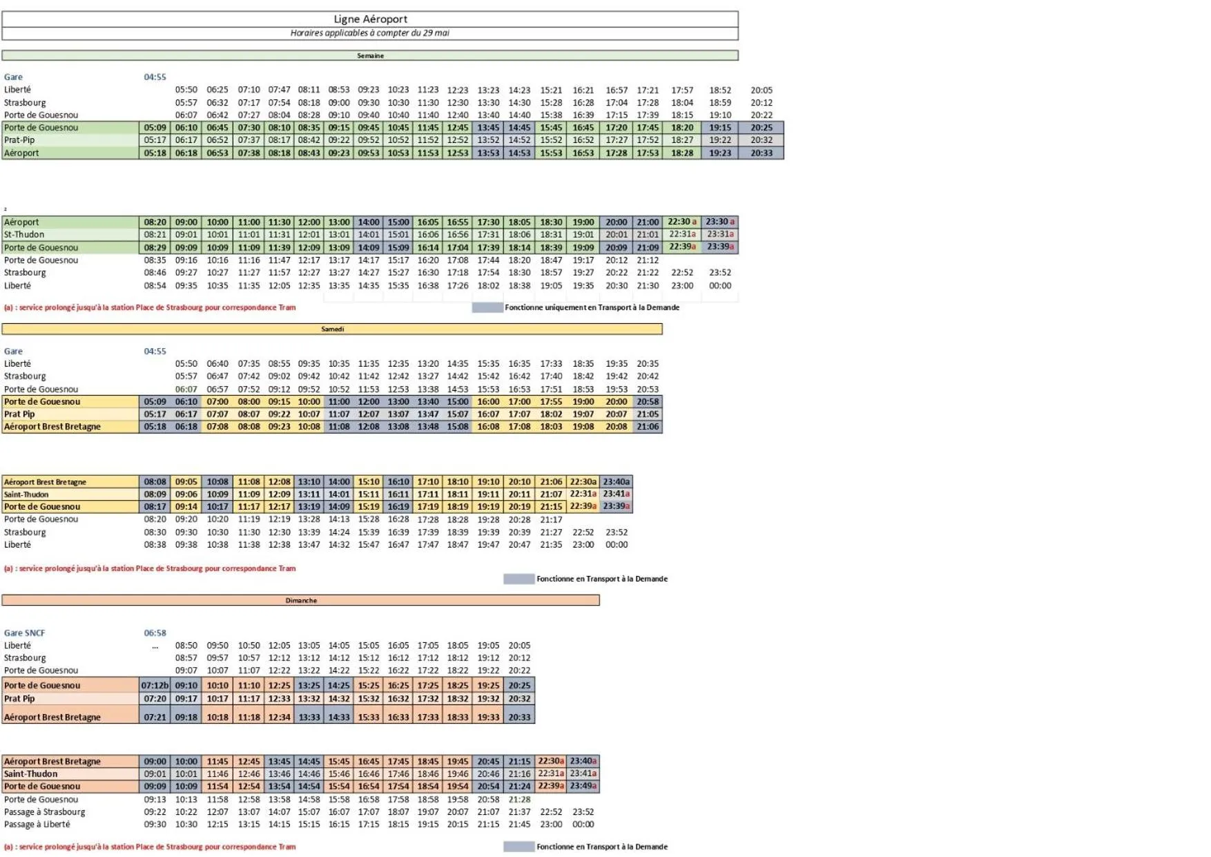 shuttle in Campanile Brest - Gouesnou Aeroport