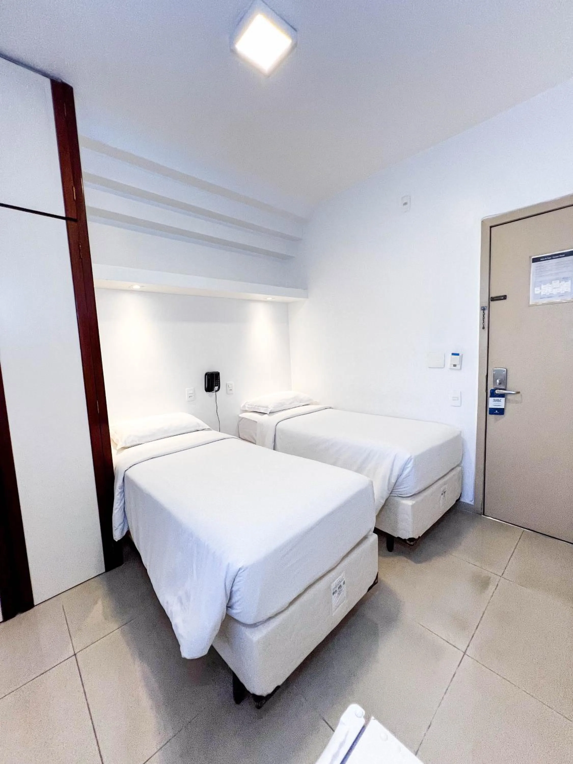 Bed in Royal Center Hotel Lourdes