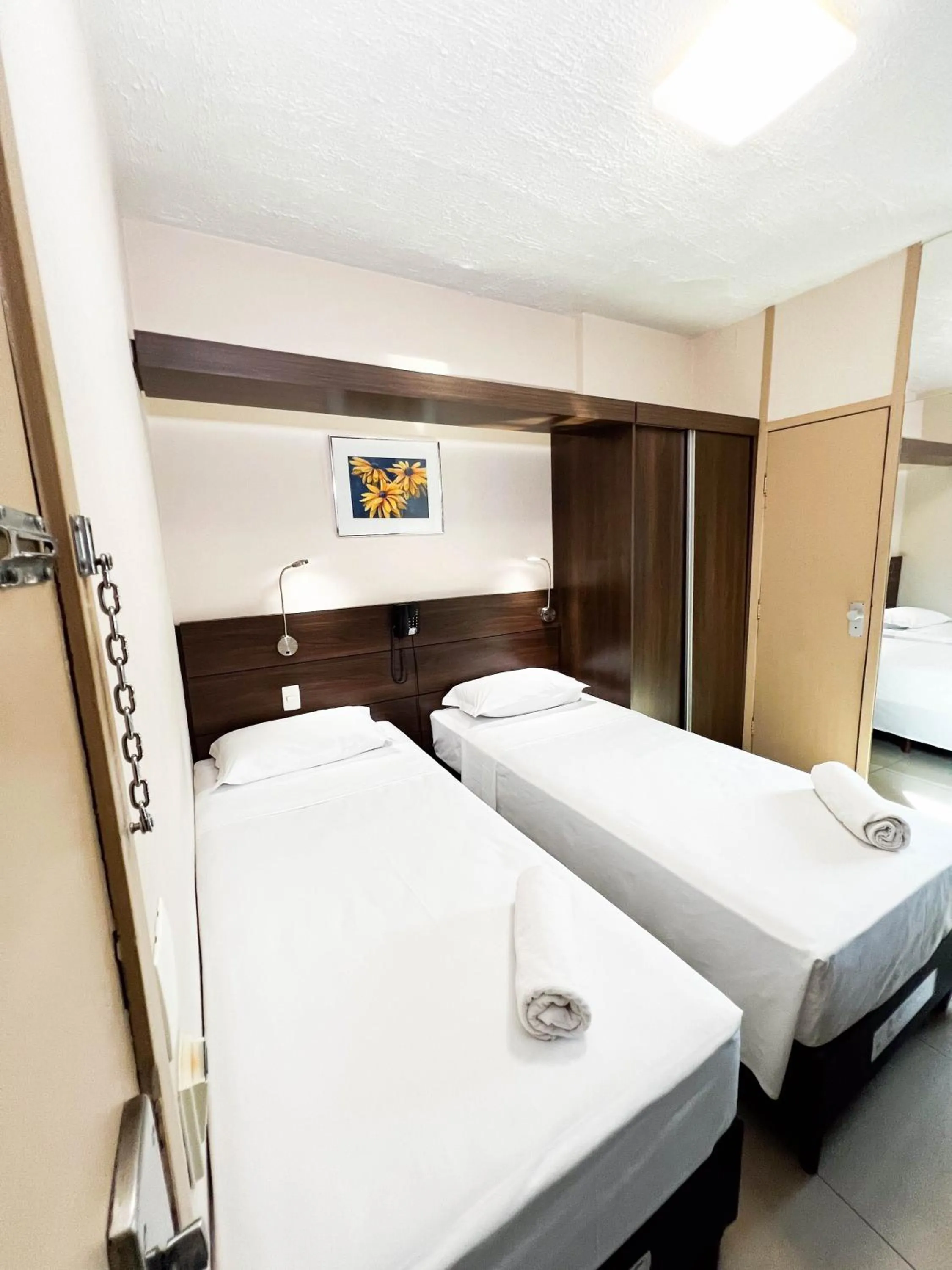 Bed in Royal Center Hotel Lourdes