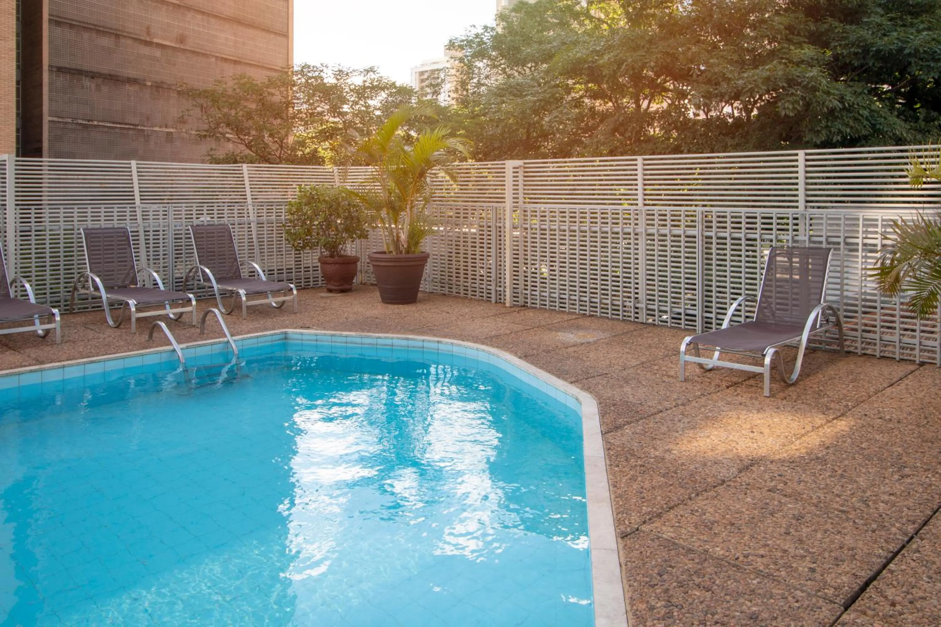 Swimming pool in Royal Center Hotel Lourdes
