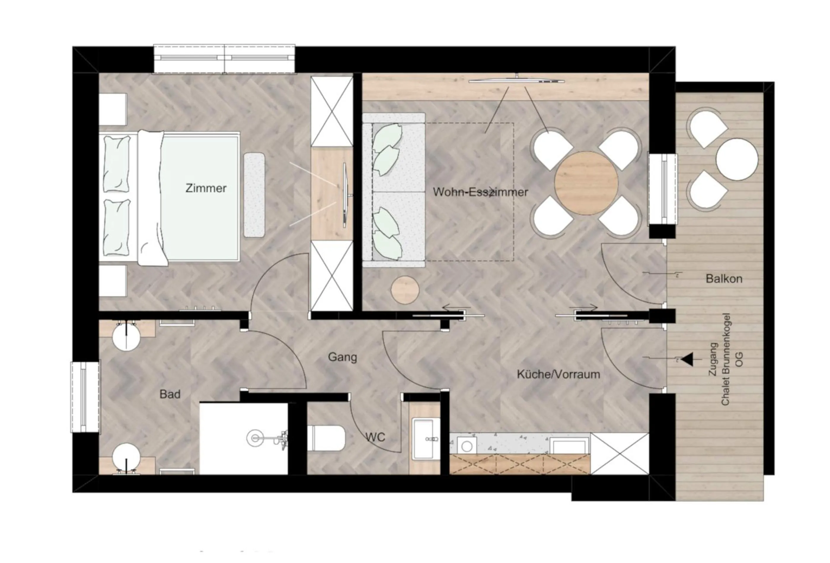 Photo of the whole room in Grünwald Resort Sölden