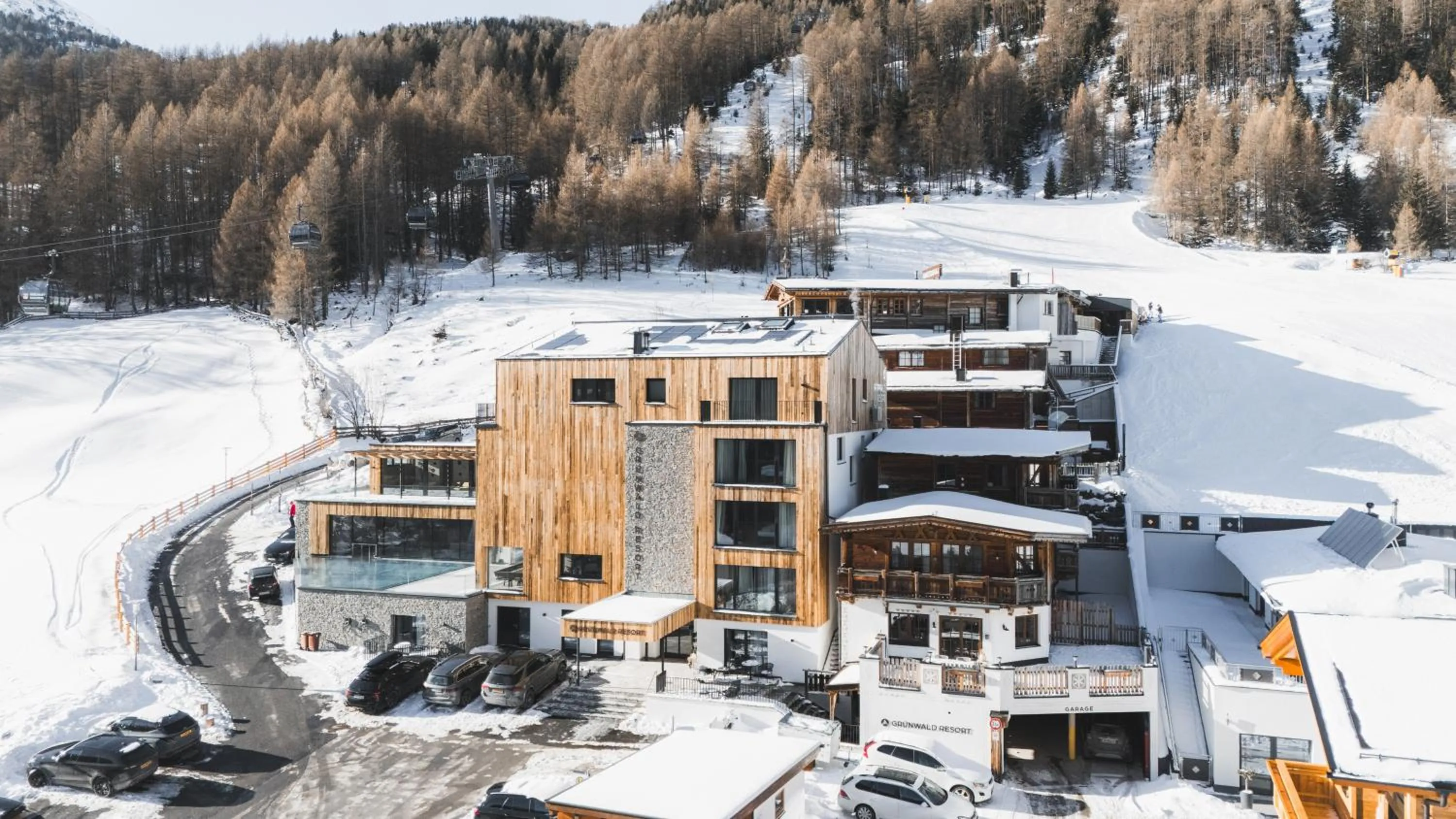 Property building in Grünwald Resort Sölden