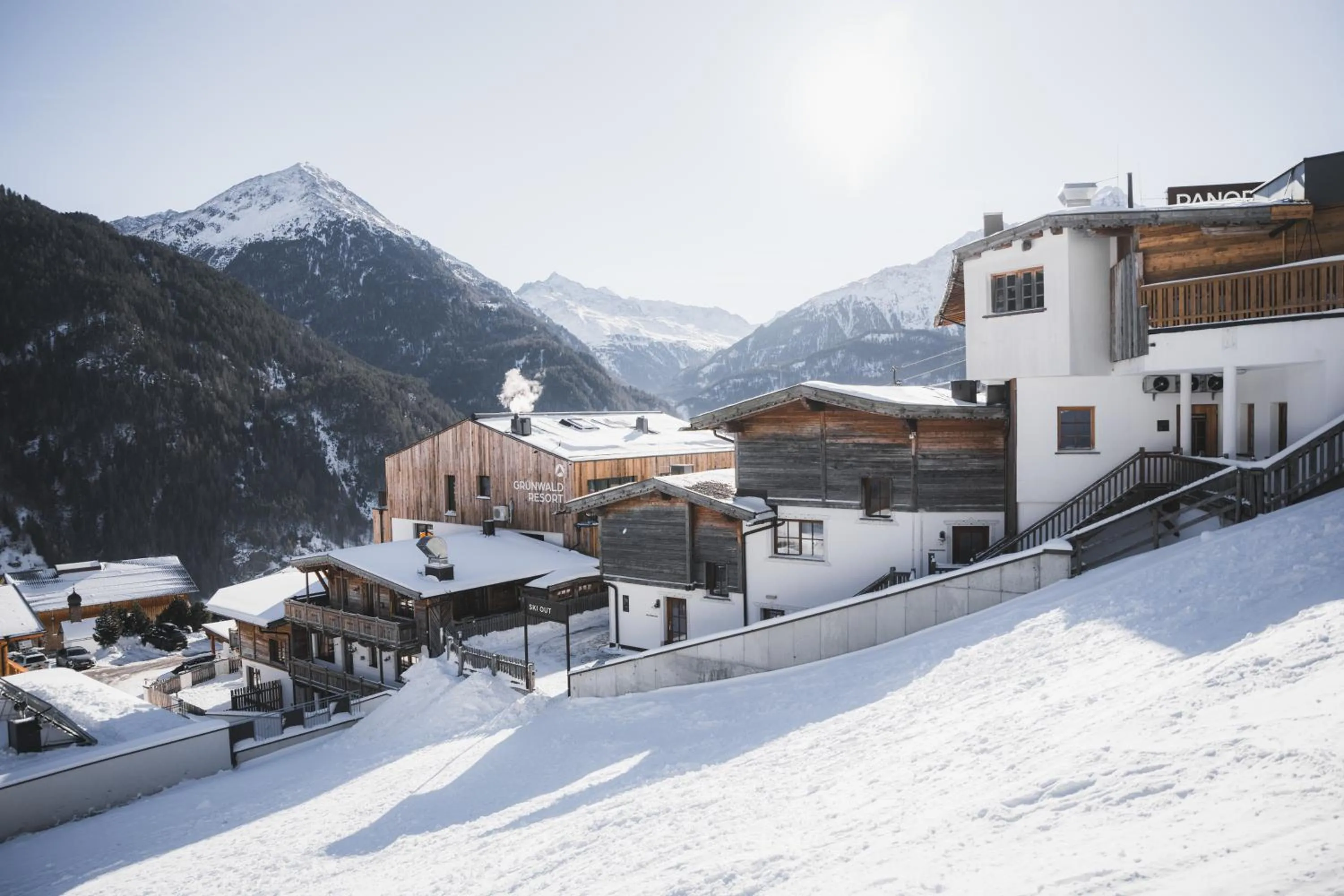Property building in Grünwald Resort Sölden
