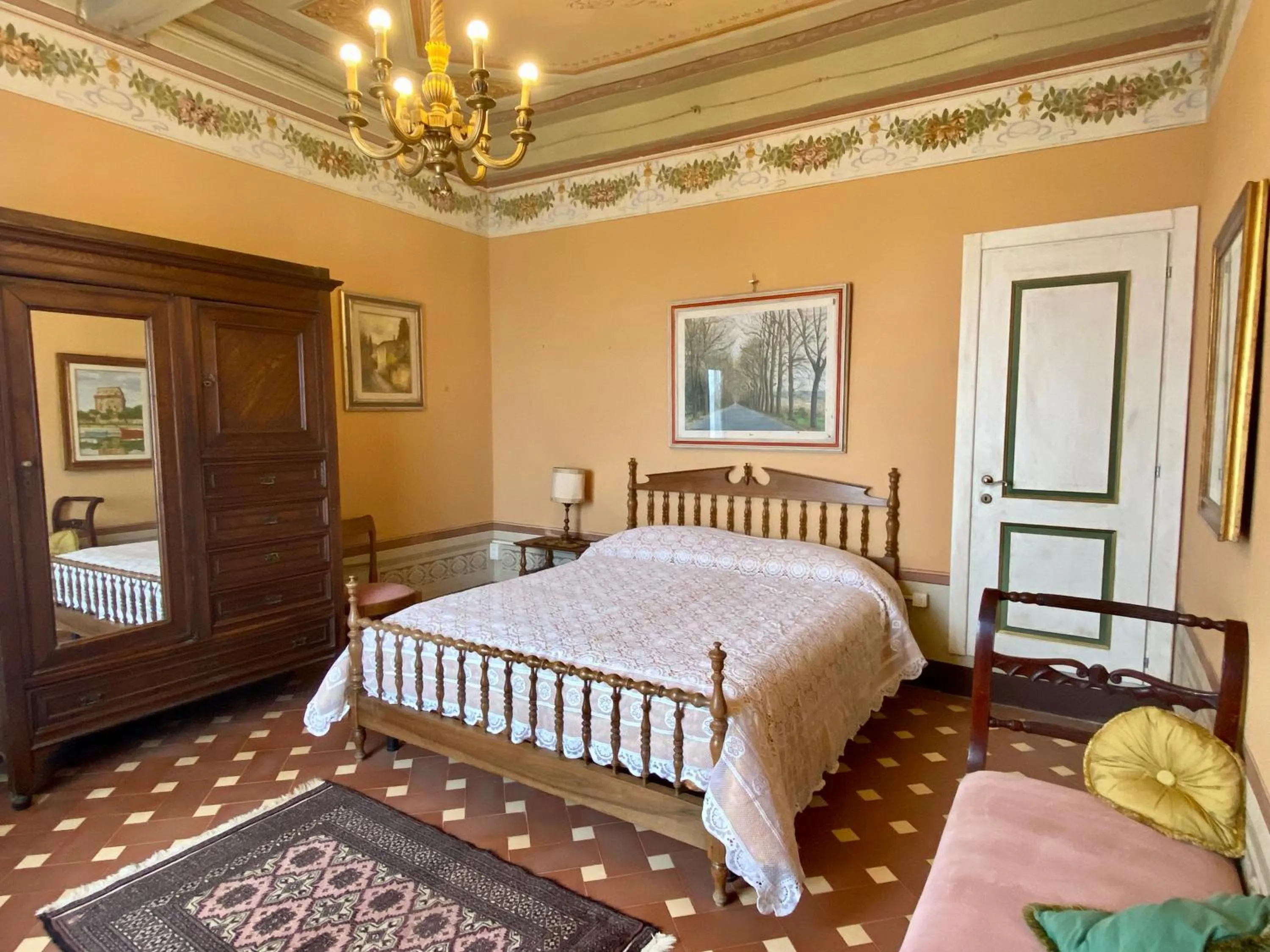 Bed in B&B La Rocca