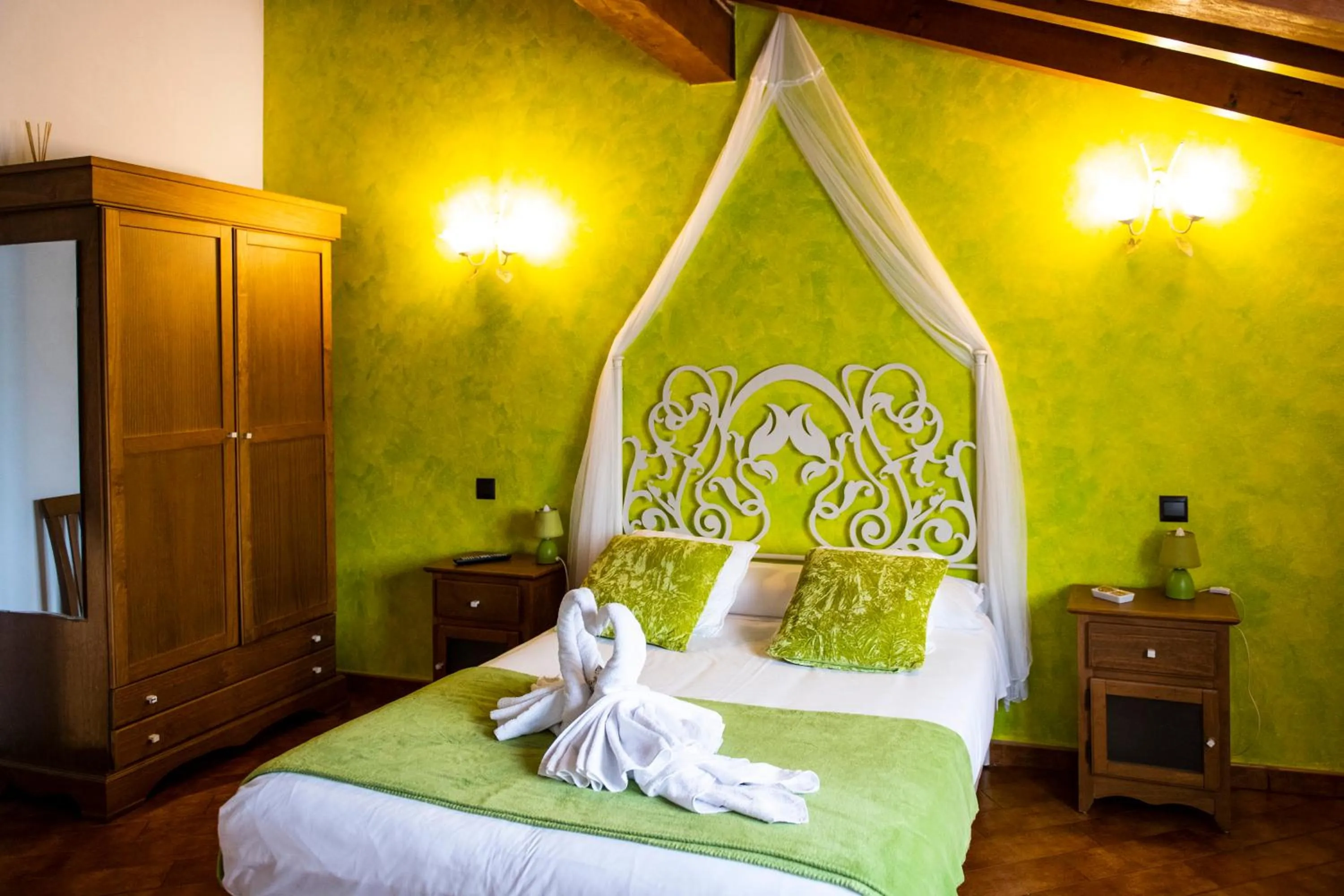 Bed in Posada La Fabula