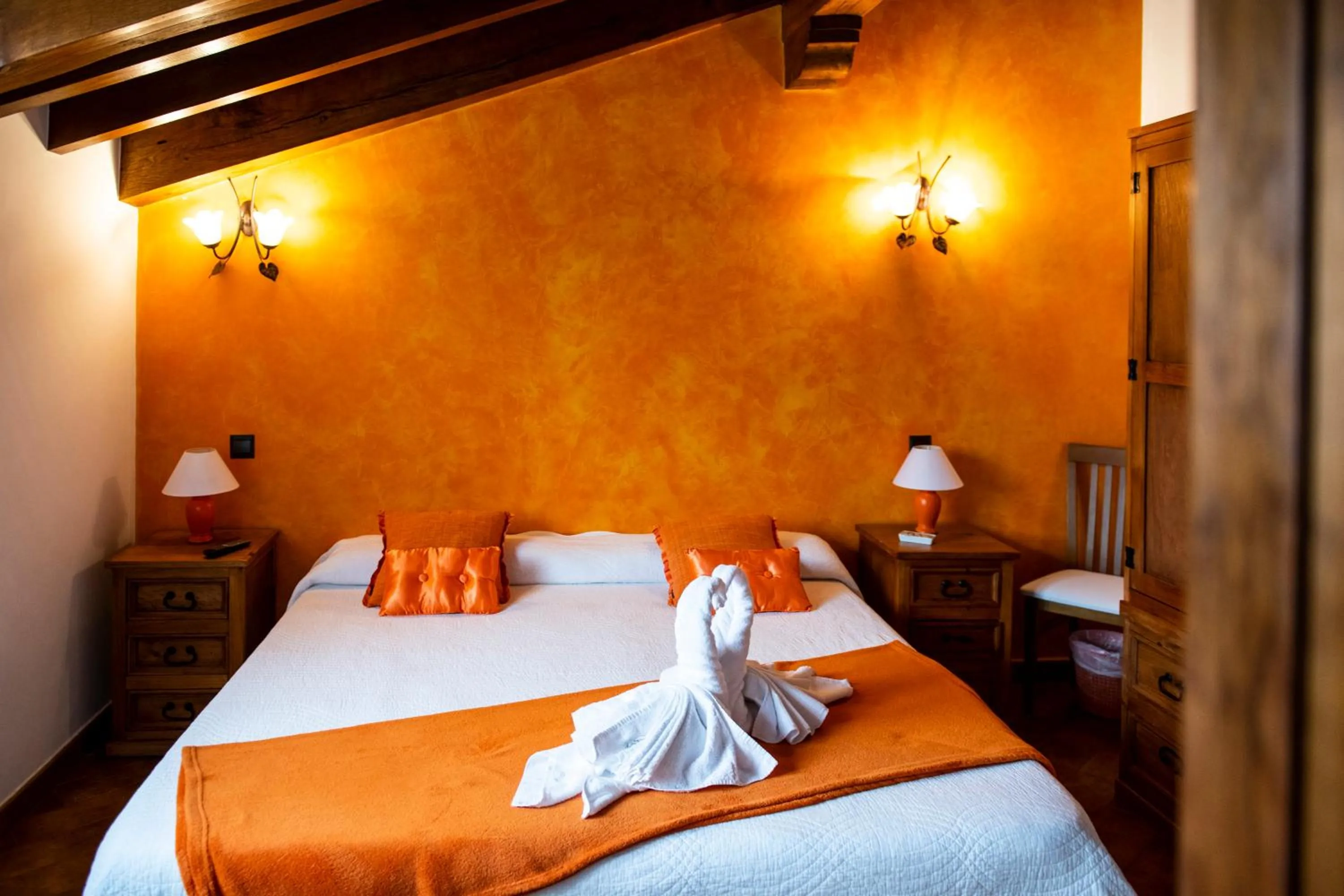 Bed in Posada La Fabula