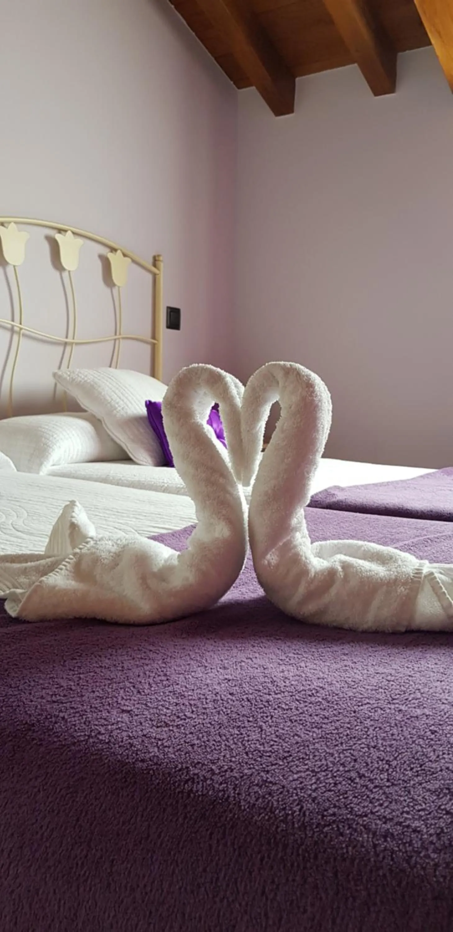 Bed in Posada La Fabula