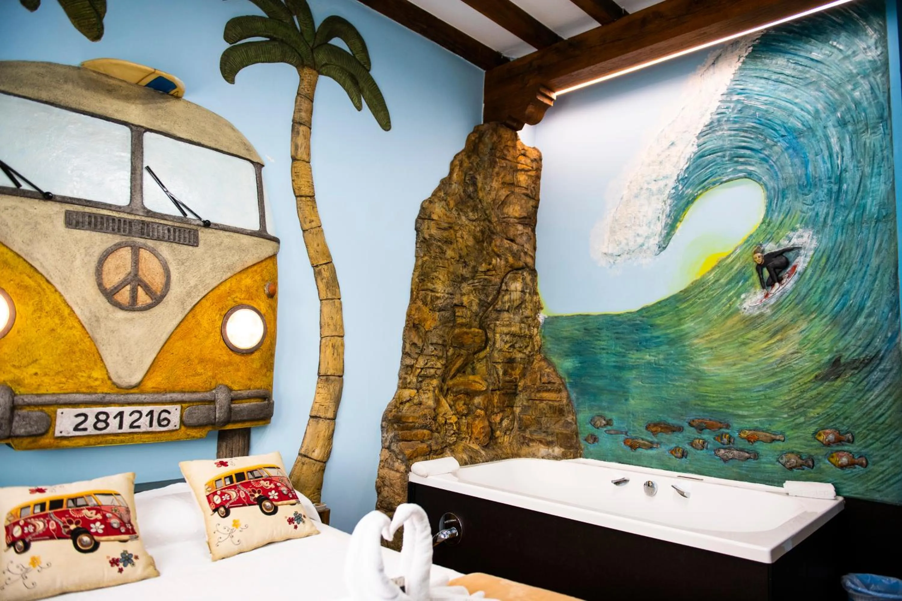 Bedroom in Posada La Fabula