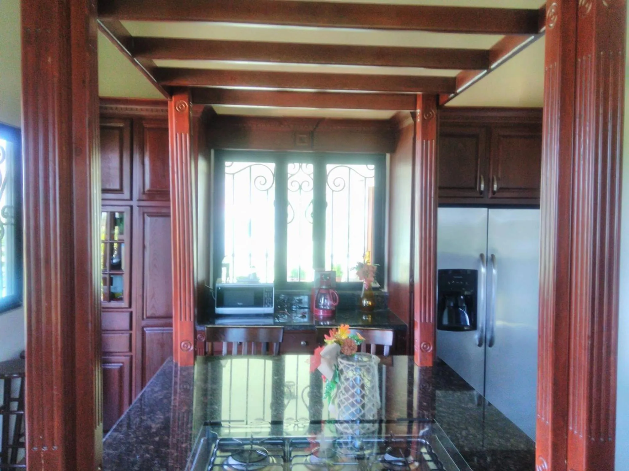 Communal kitchen in Villa Corsua