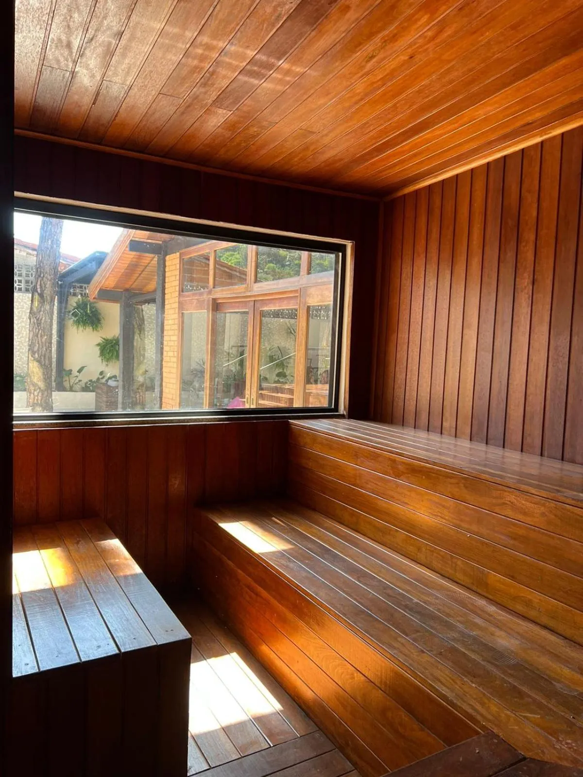 Sauna in Hotel Aromas de Penedo