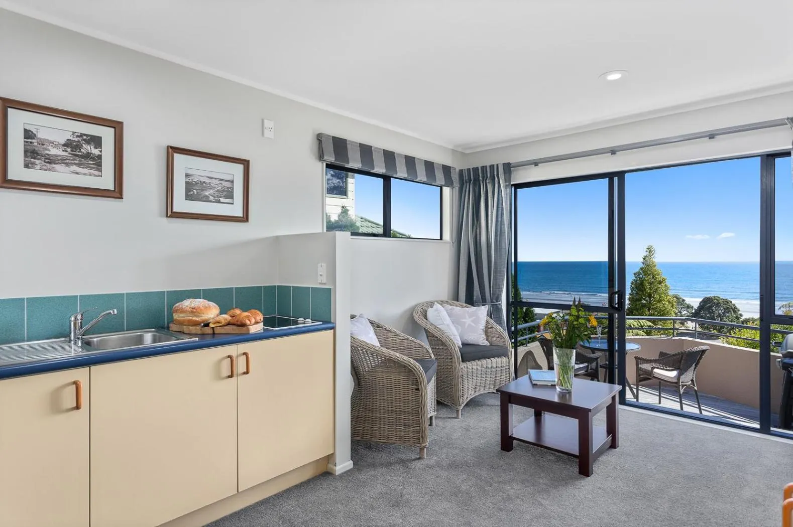 Living room in Ohope Heights