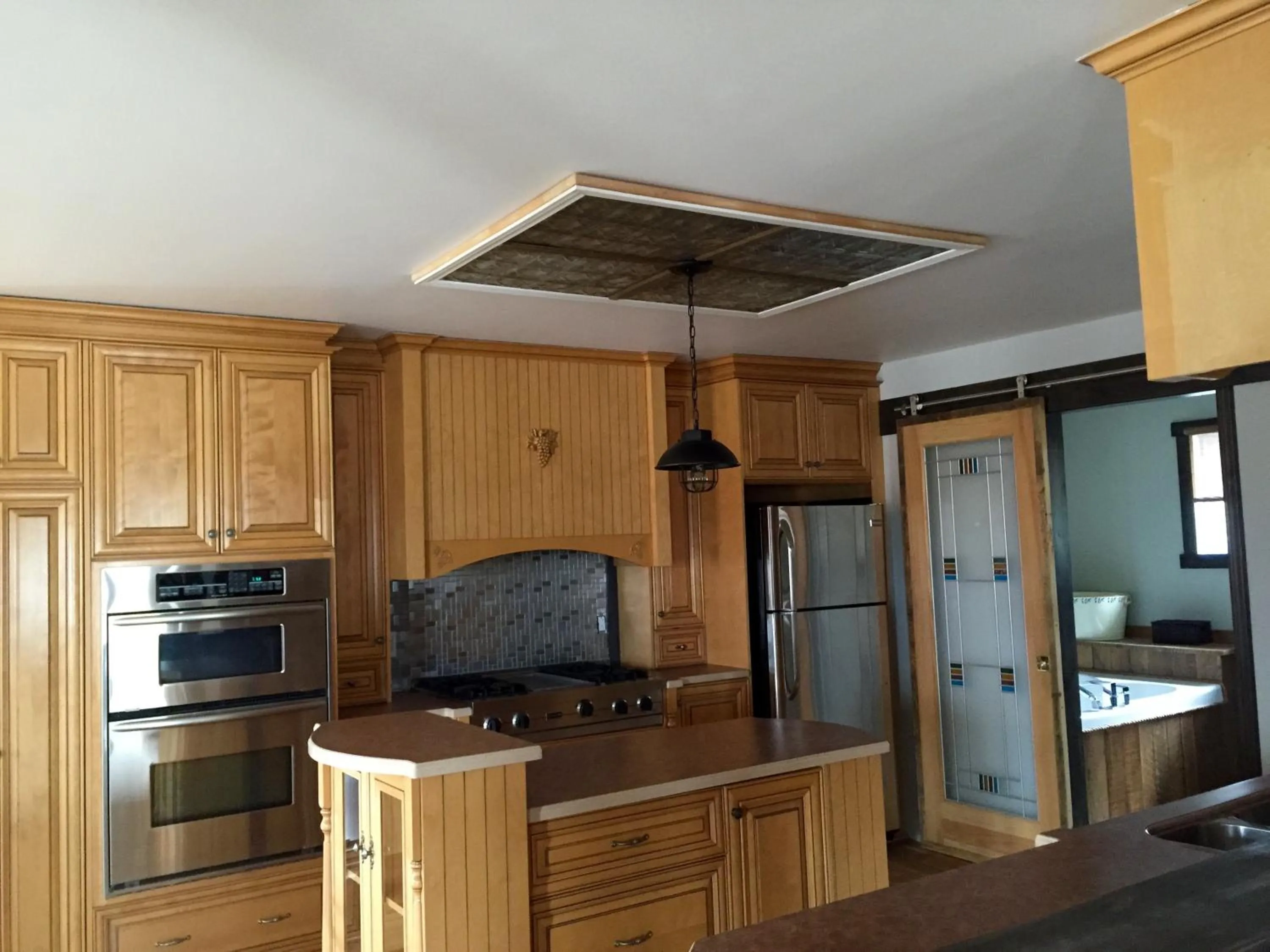 Kitchen or kitchenette in Maison du lac