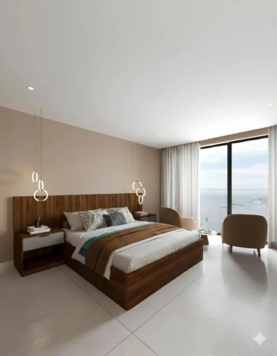 Bed in Brenta Phu Quoc Hotel