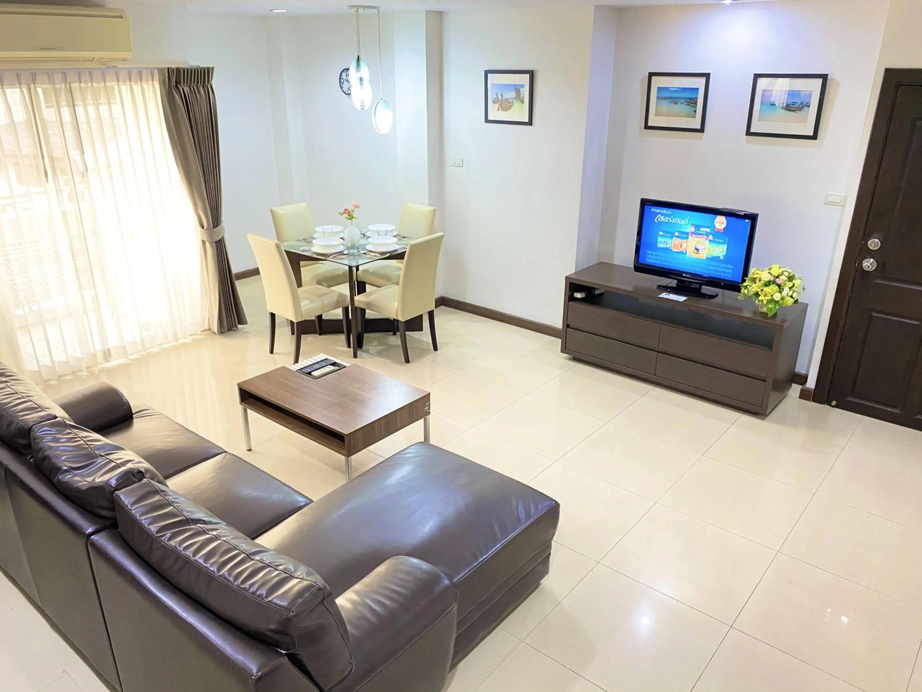 Living room in 14 Place Sukhumvit Suites