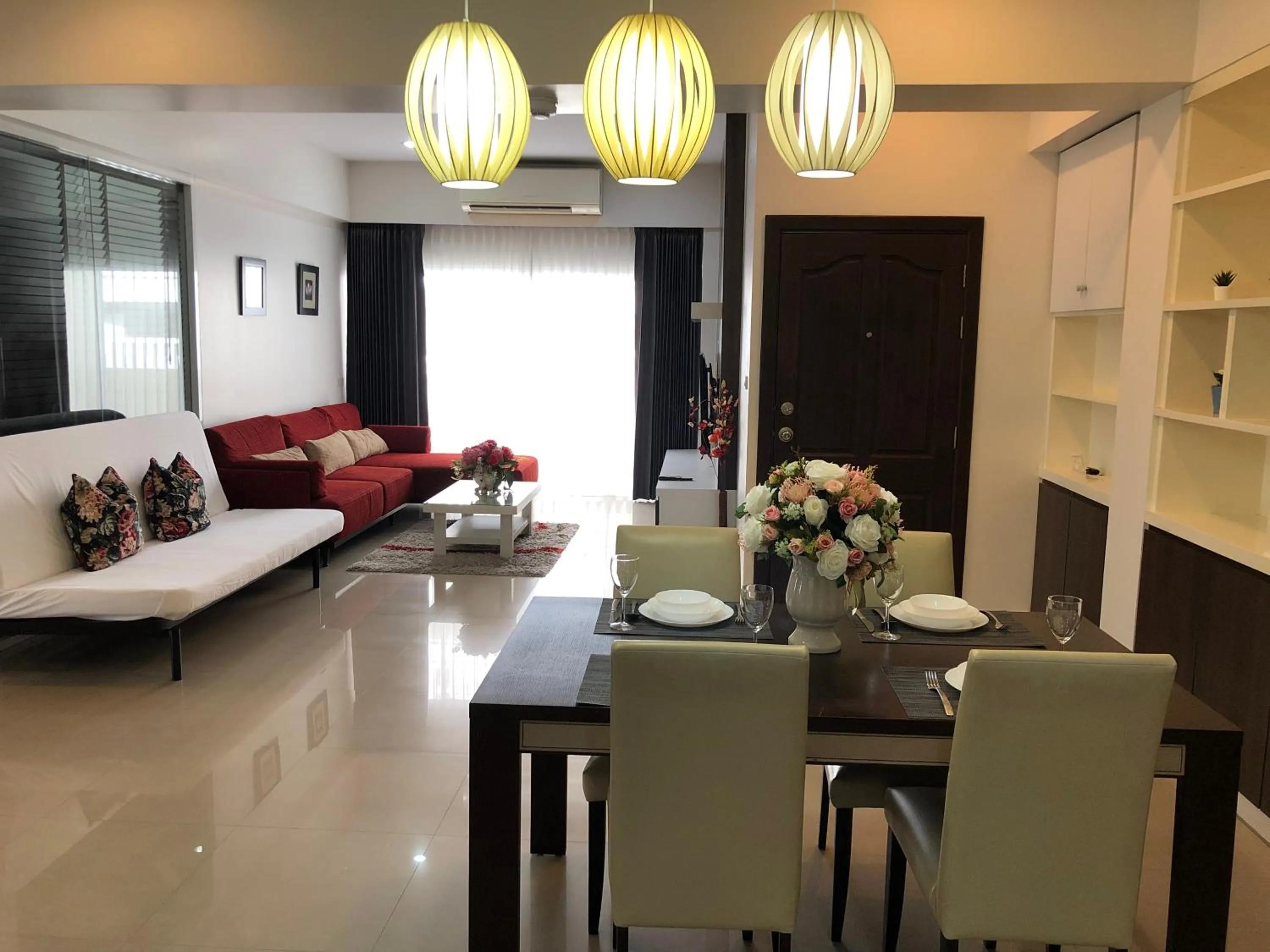 Living room in 14 Place Sukhumvit Suites