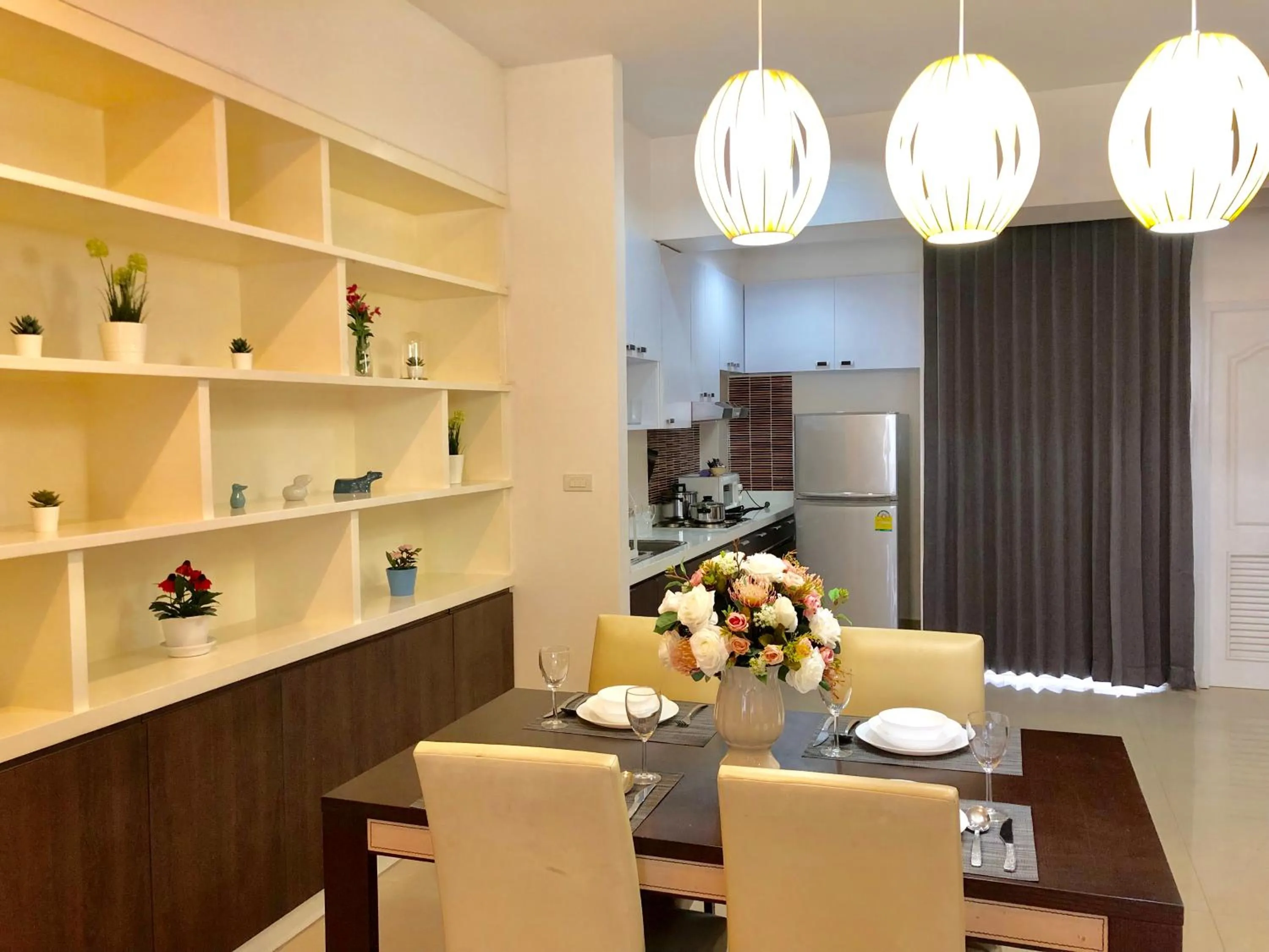 Dining area in 14 Place Sukhumvit Suites