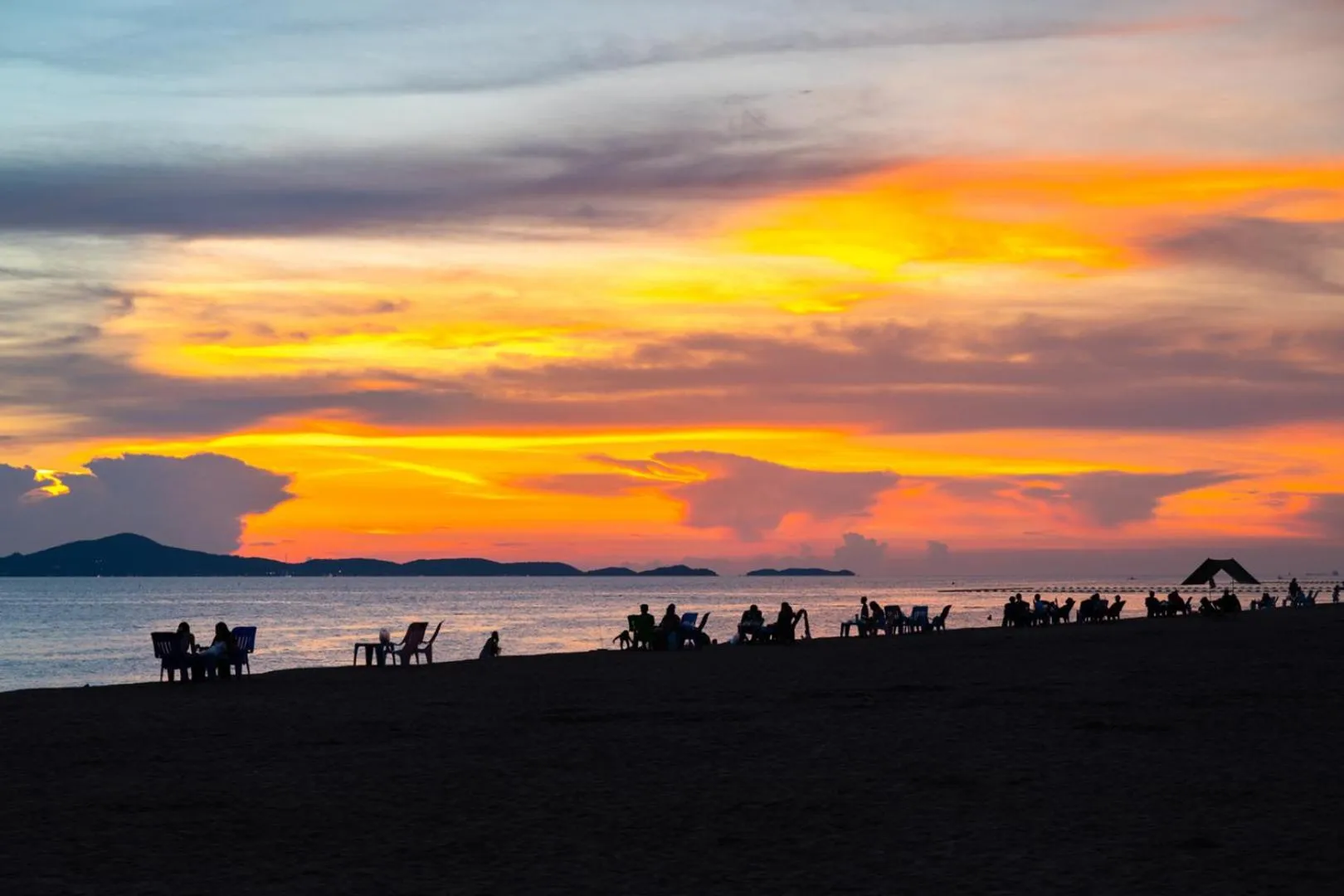 Quiet street view in Zand Morada Pattaya