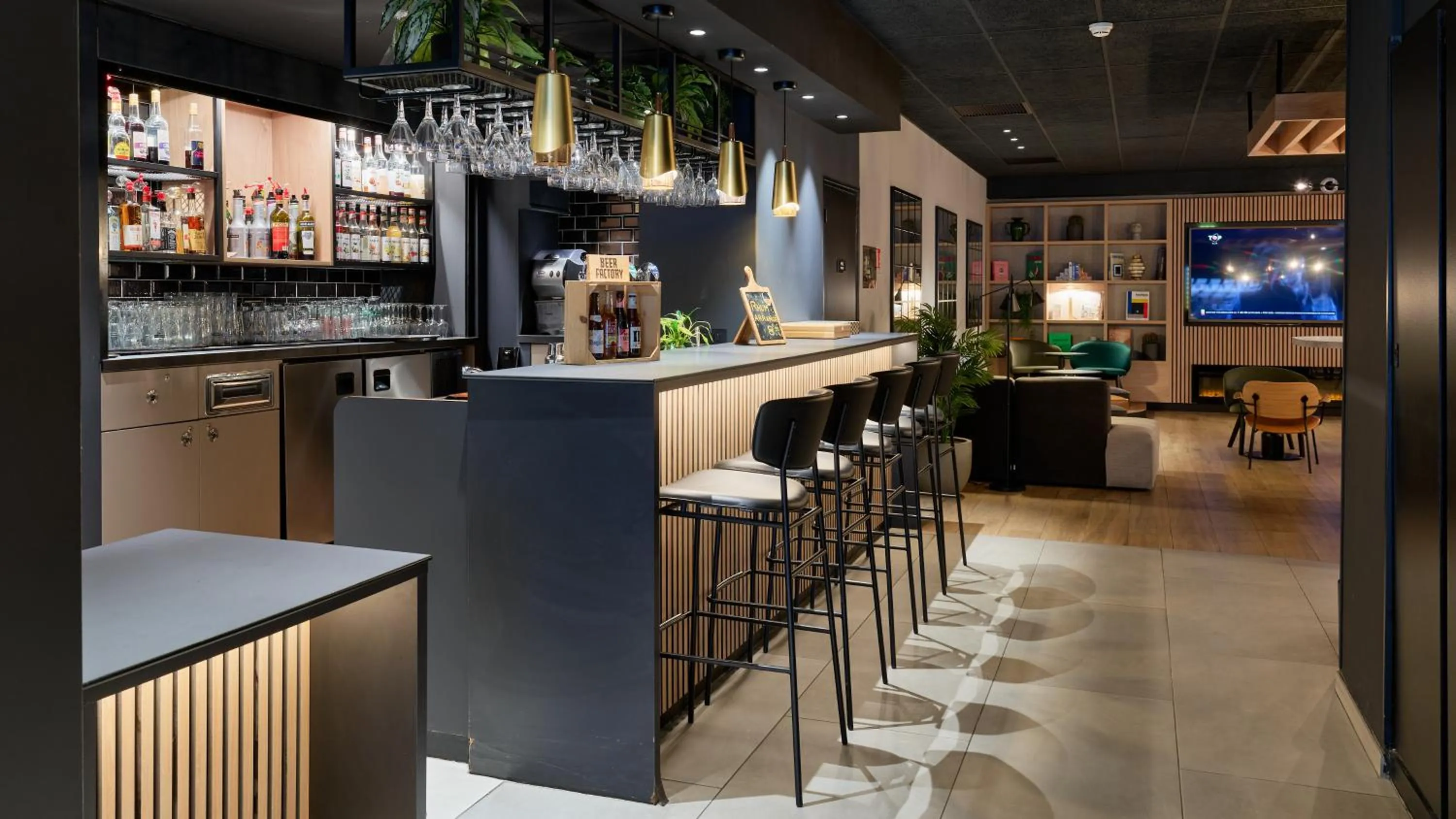 Living room in Campanile Prime Paris 19 - La Villette