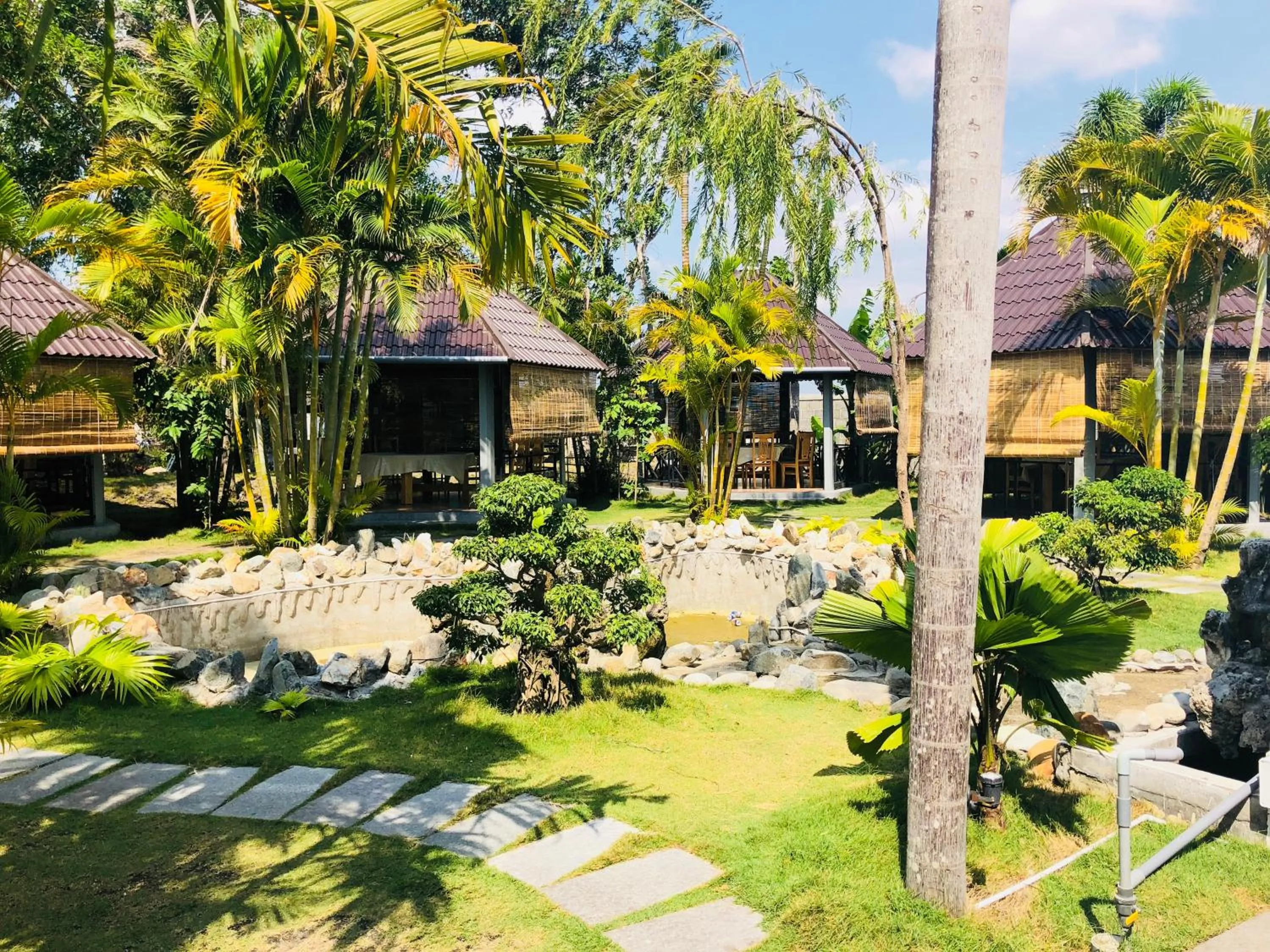 Garden in Trieu Khang Hotel gần sân bay Cam Ranh near Cam Ranh Airport