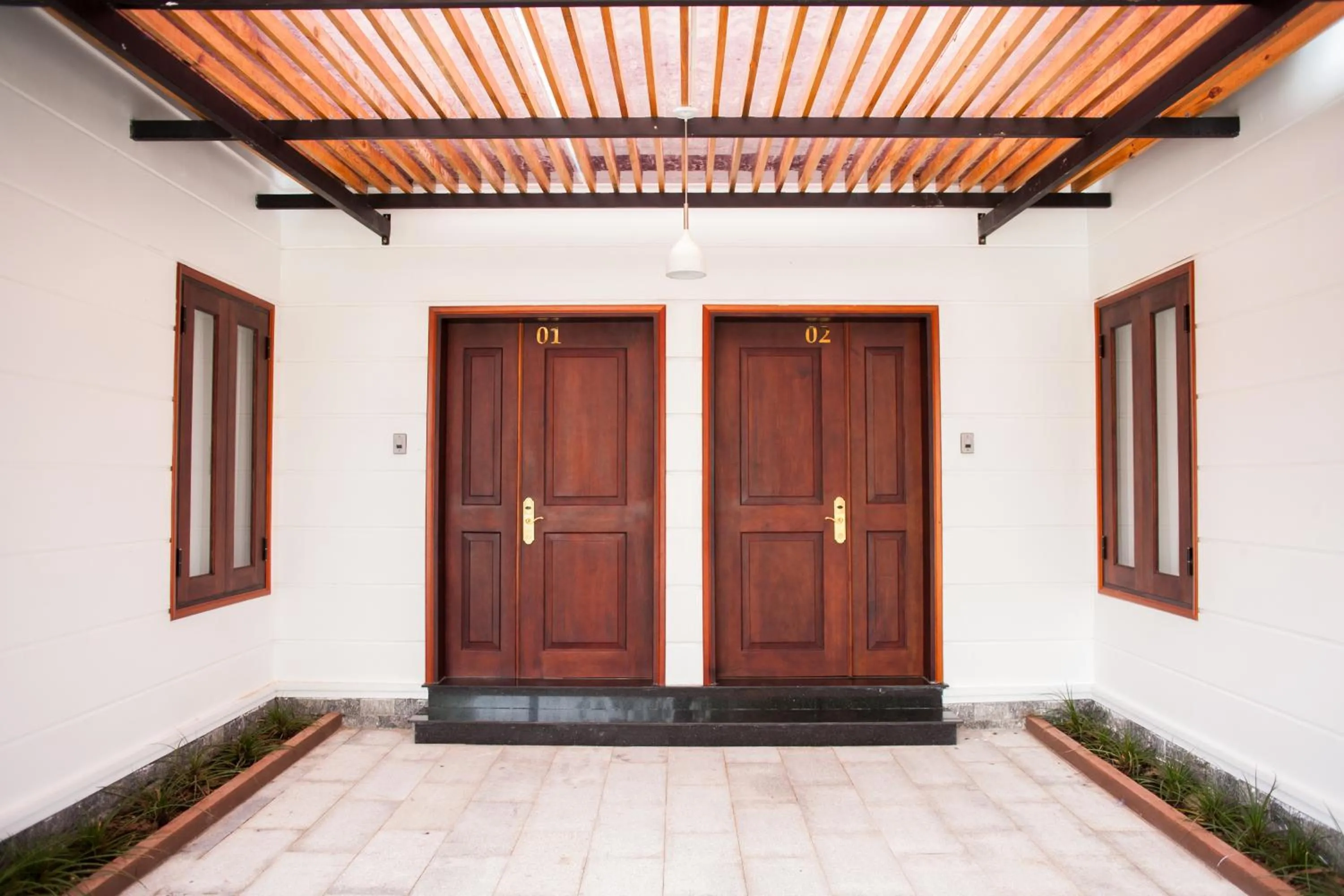 Facade/entrance in Trieu Khang Hotel gần sân bay Cam Ranh near Cam Ranh Airport