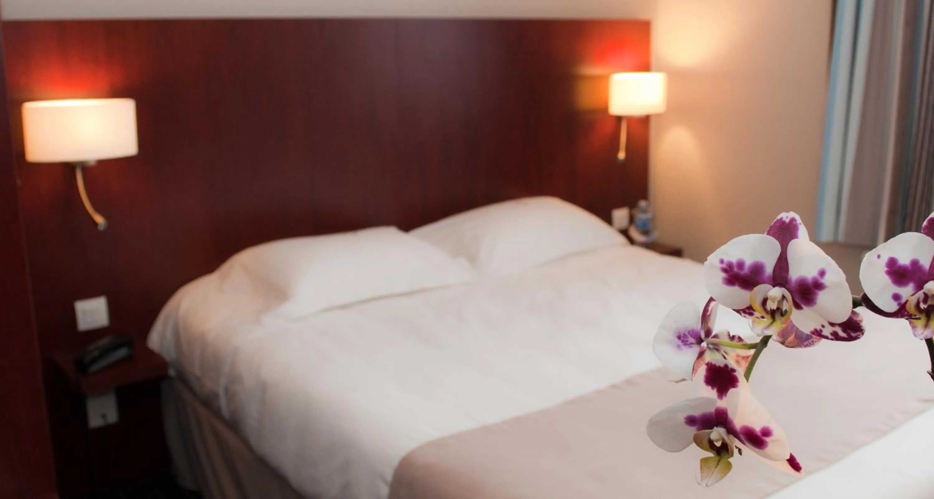 Bed in Kyriad Saint-Malo Dinard