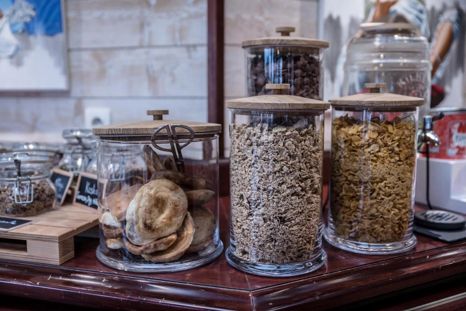 Buffet breakfast in Kyriad Saint-Malo Dinard