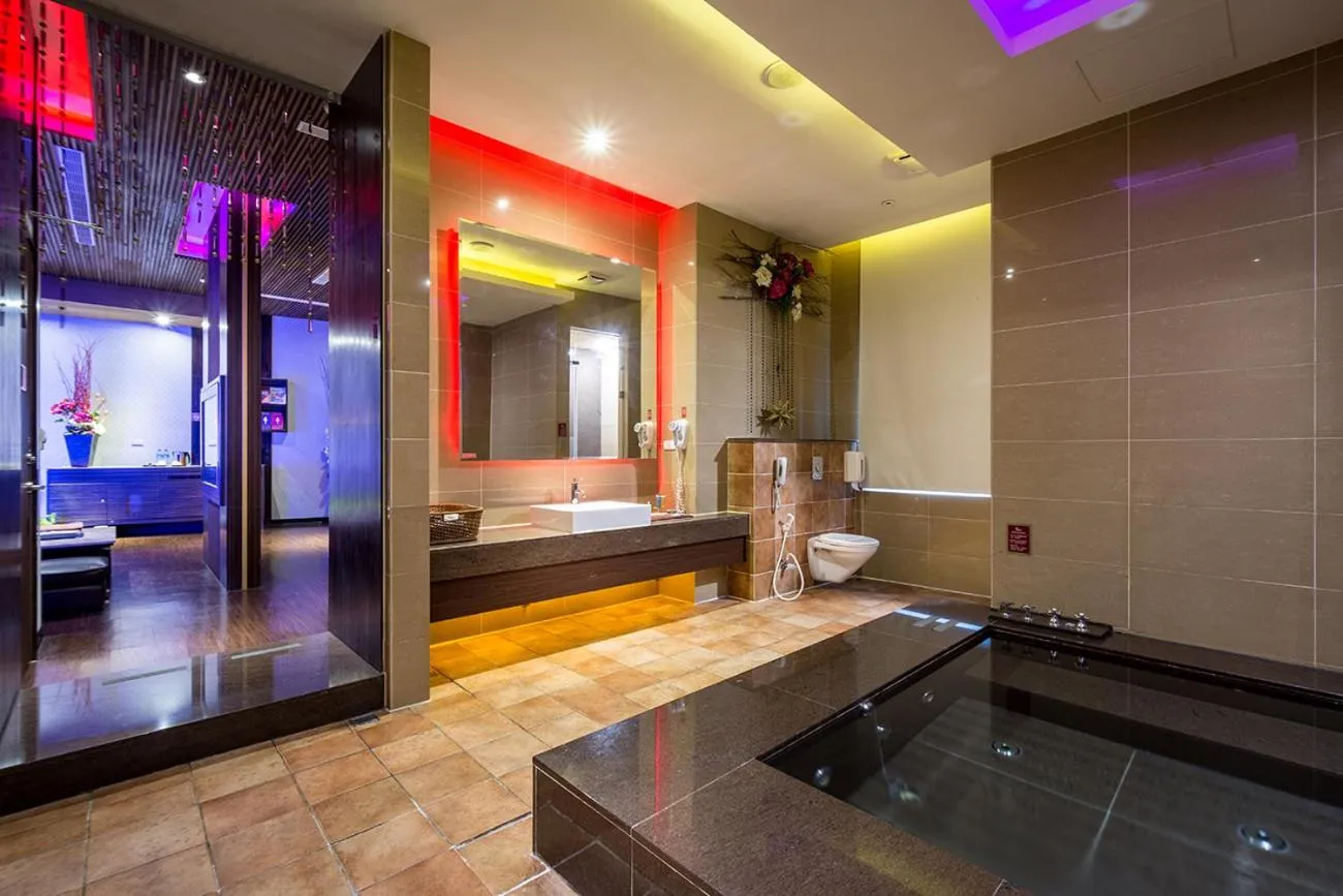 Bathroom in Norway Forest SPA Motel