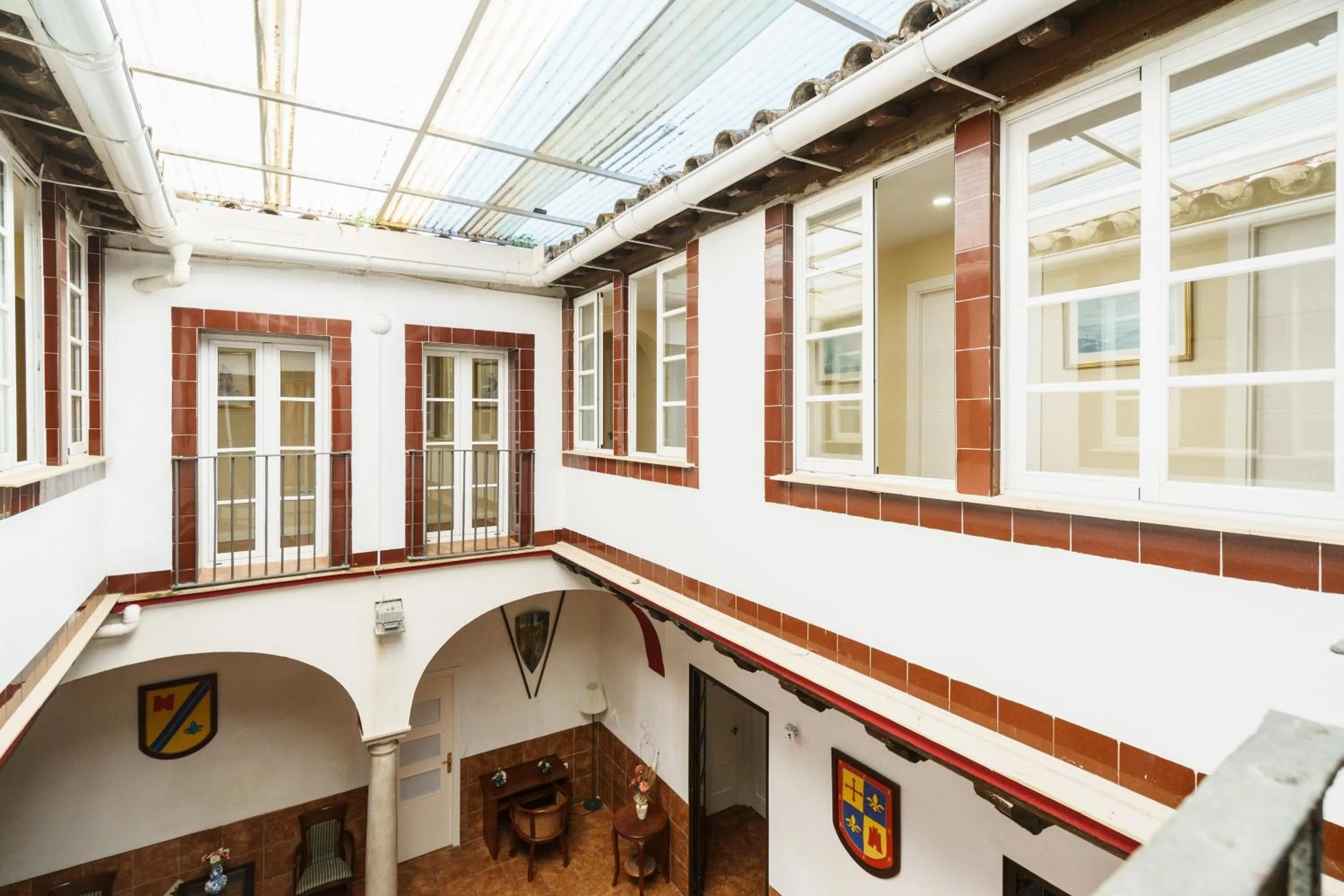 Patio in Hotel Carlos V Jerez by Vivere Stays