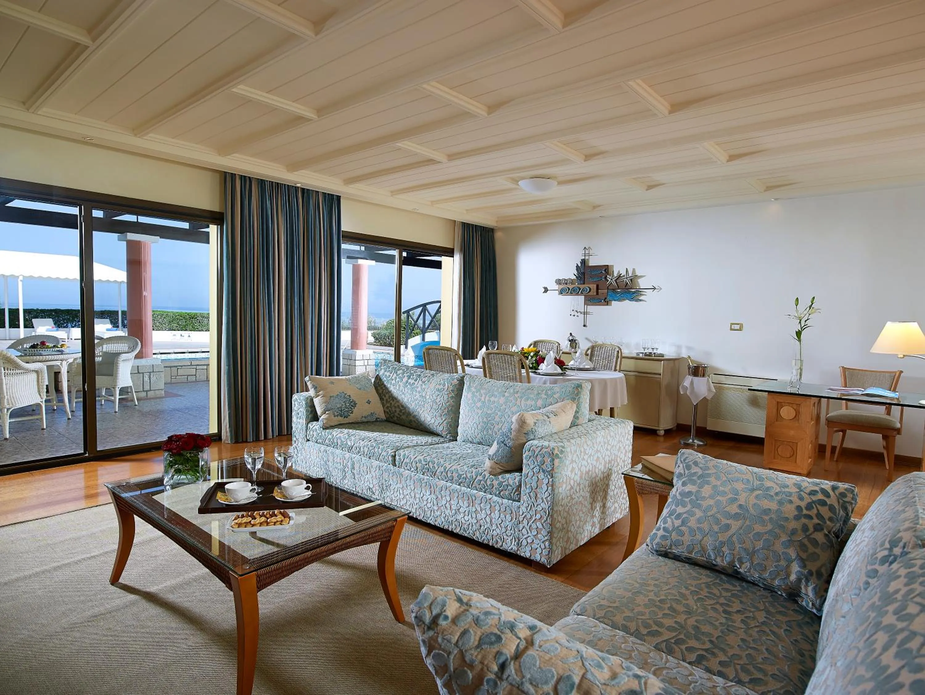 Living room in Knossos Royal Villas