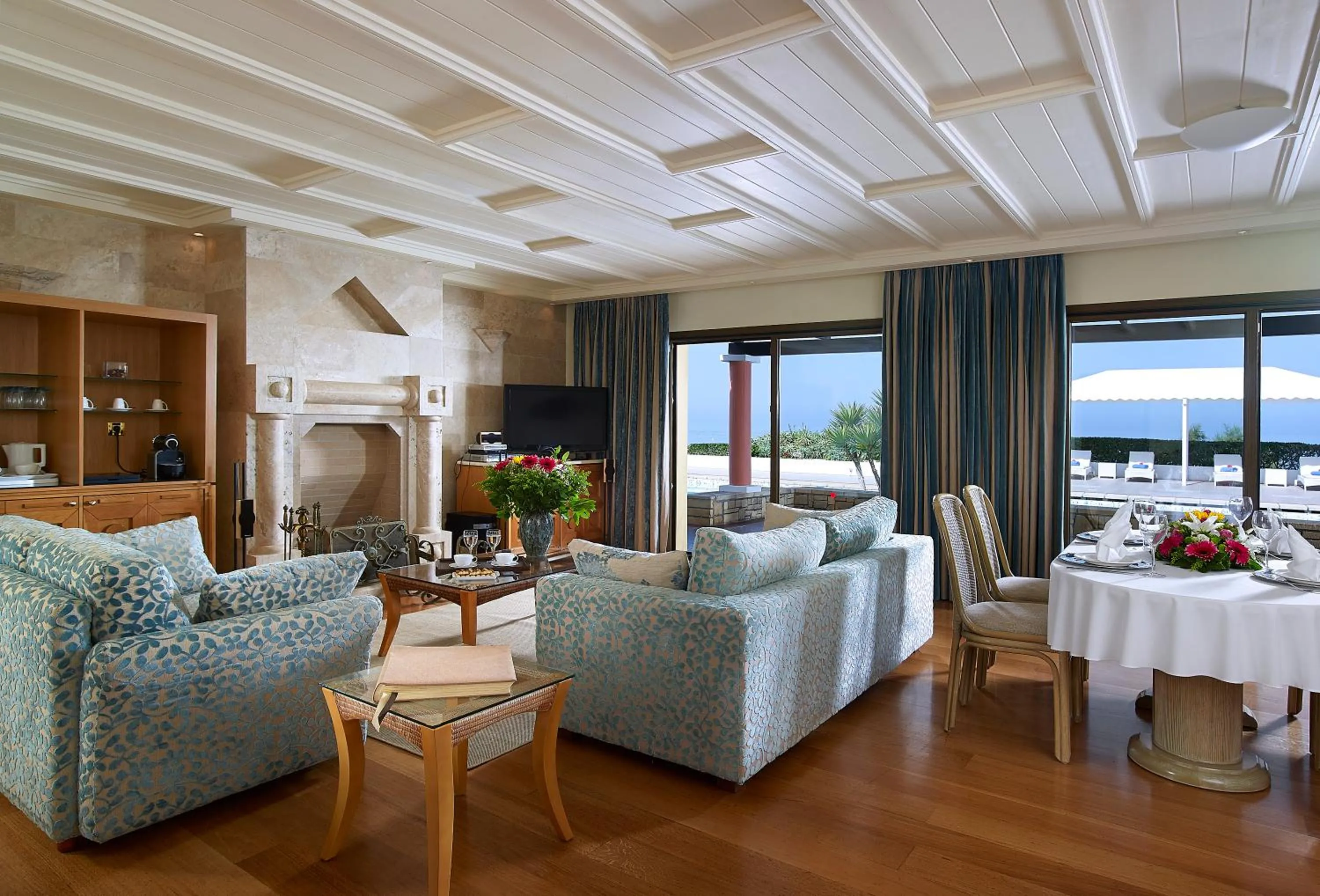 Living room in Knossos Royal Villas