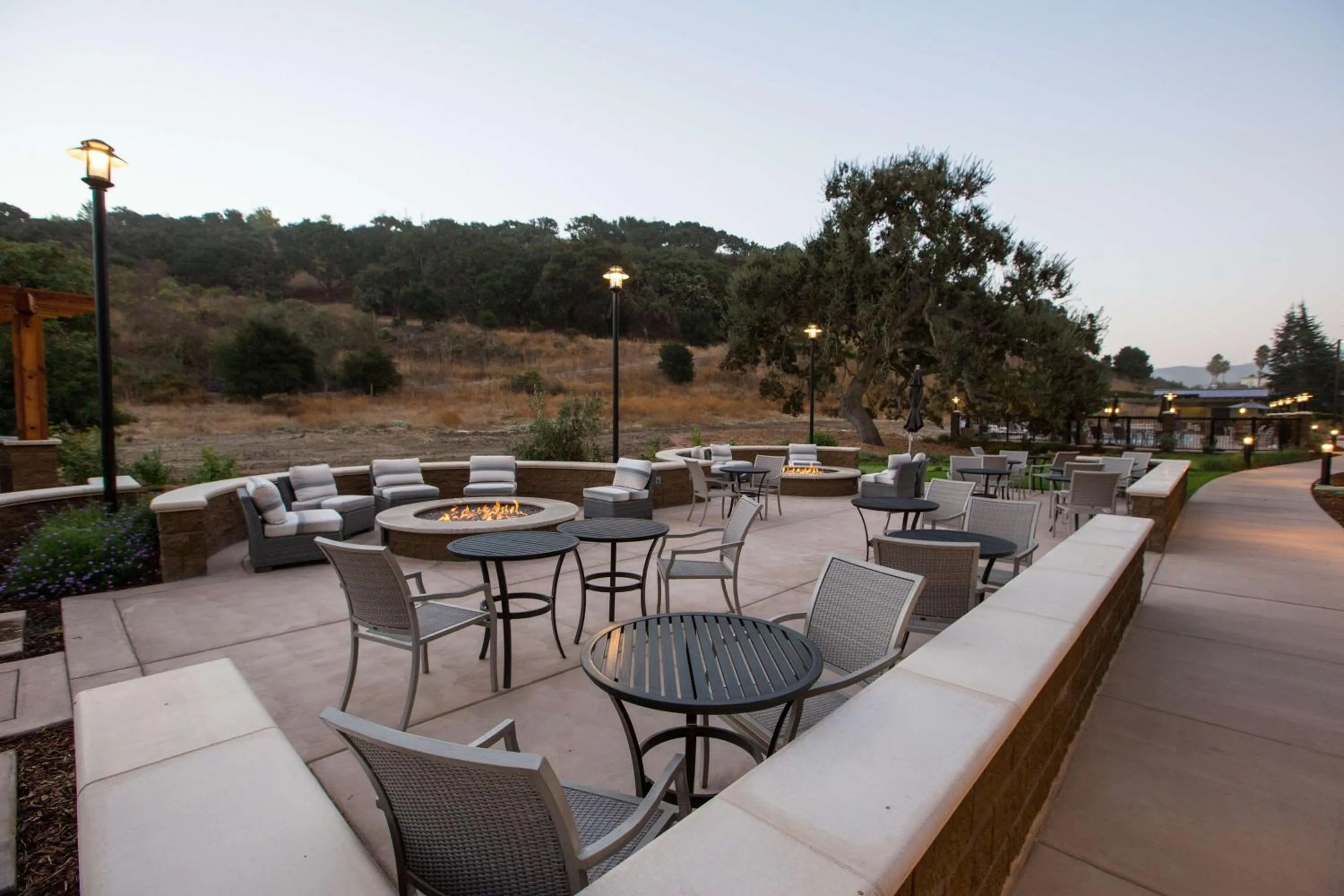 Patio in Hampton Inn & Suites Buellton/Santa Ynez Valley, Ca