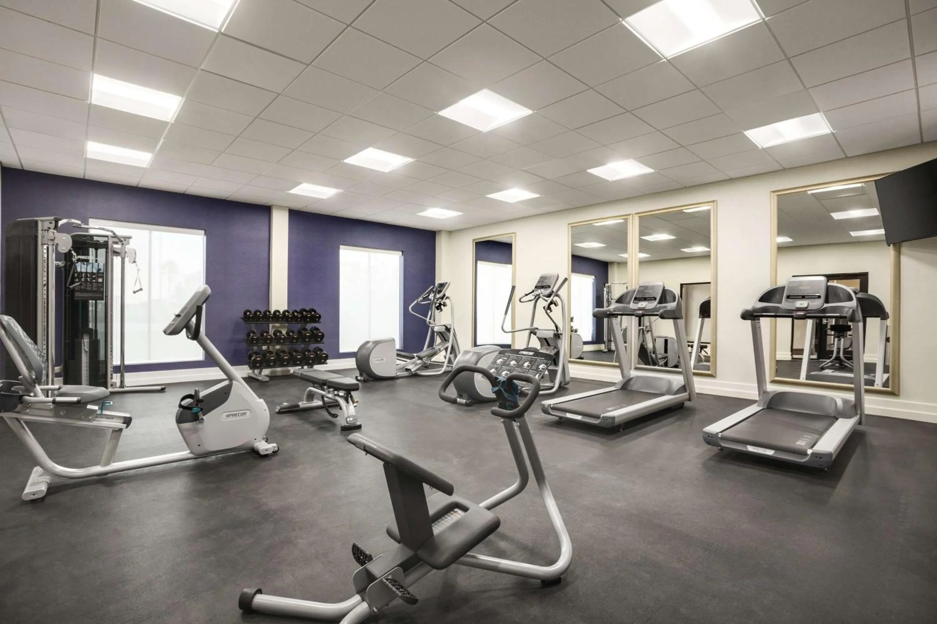 Fitness centre/facilities in Hilton Garden Inn Houston-Baytown