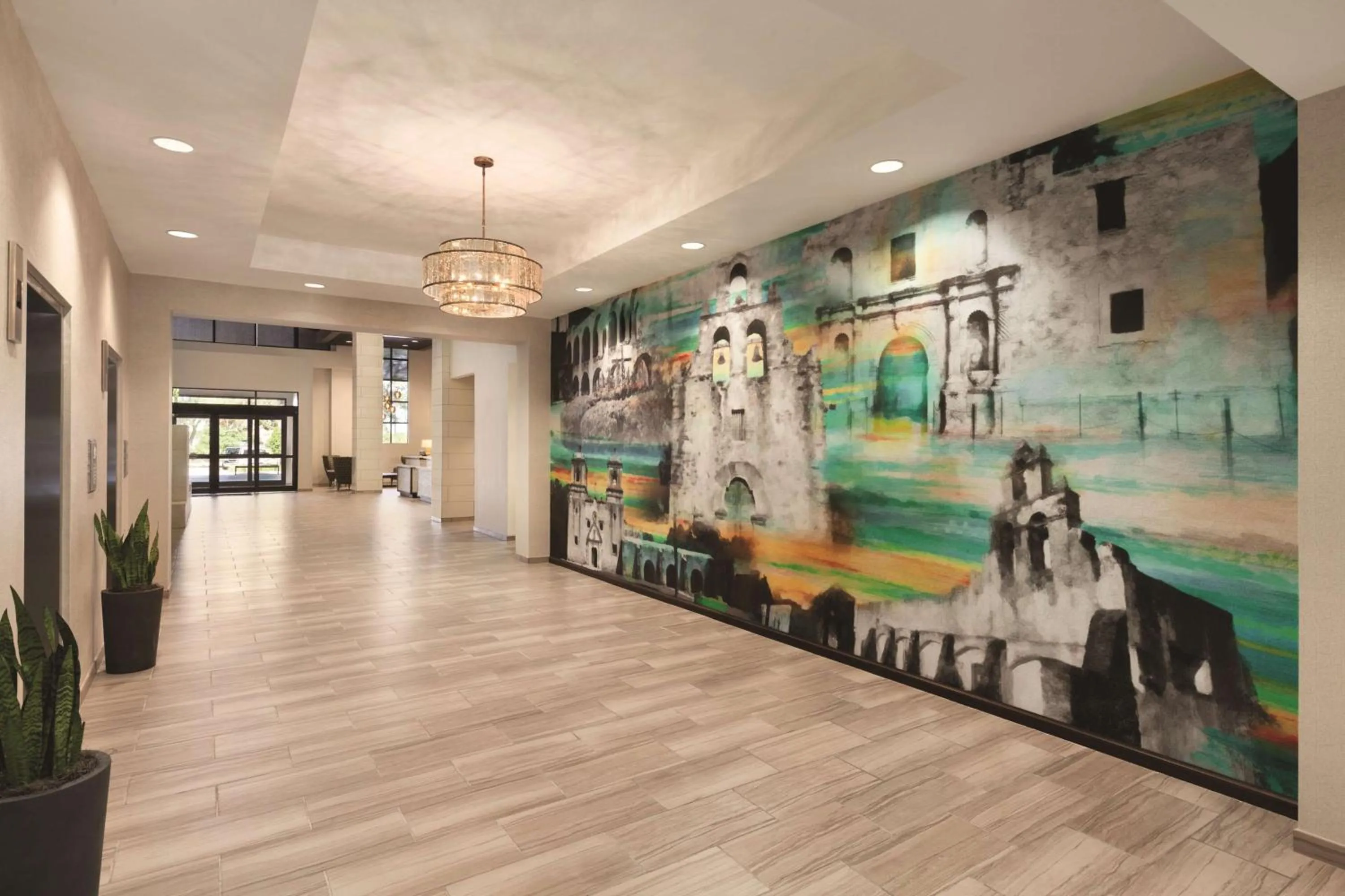 Lobby or reception in Embassy Suites San Antonio Brooks City Base Hotel & Spa