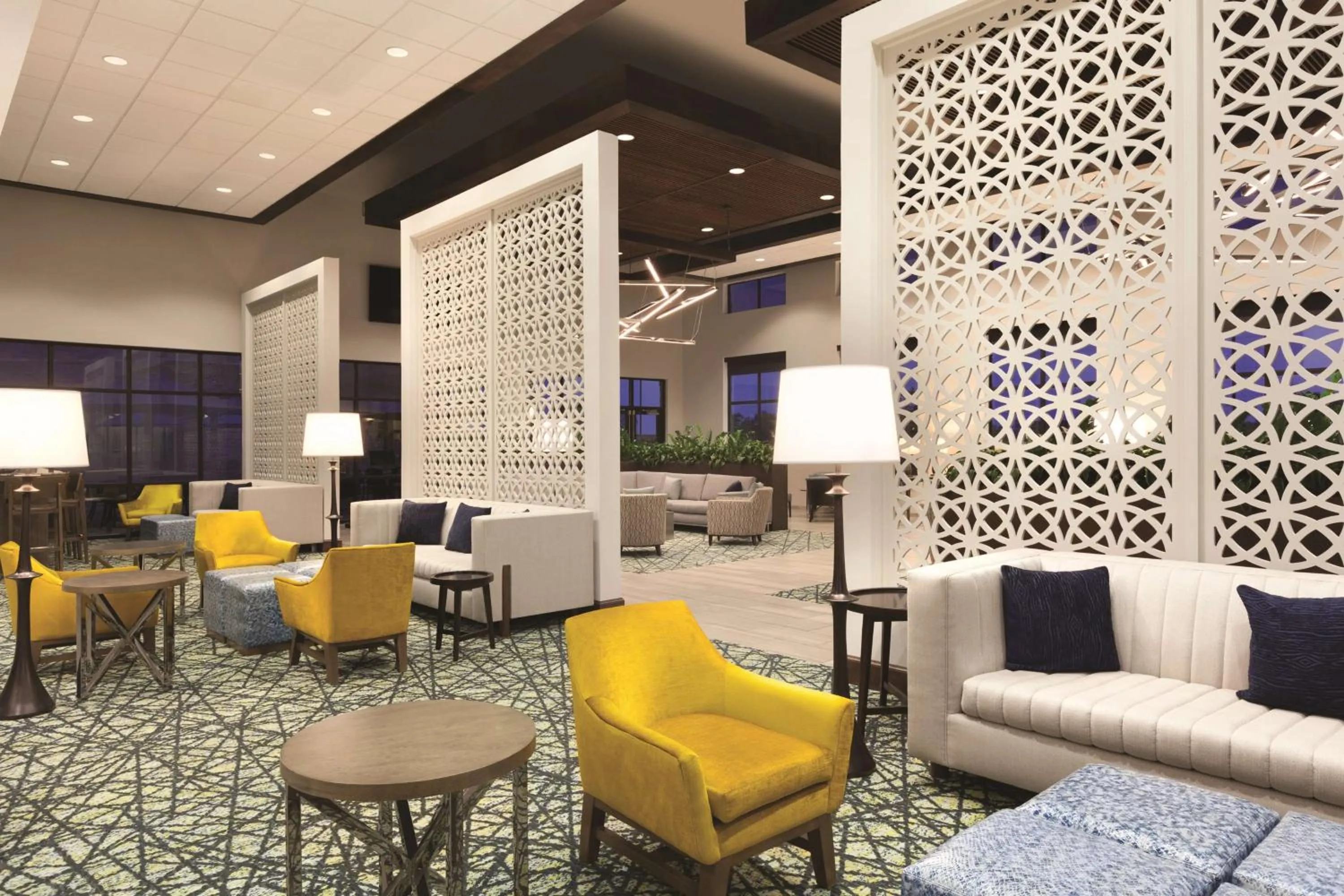 Lobby or reception in Embassy Suites San Antonio Brooks City Base Hotel & Spa
