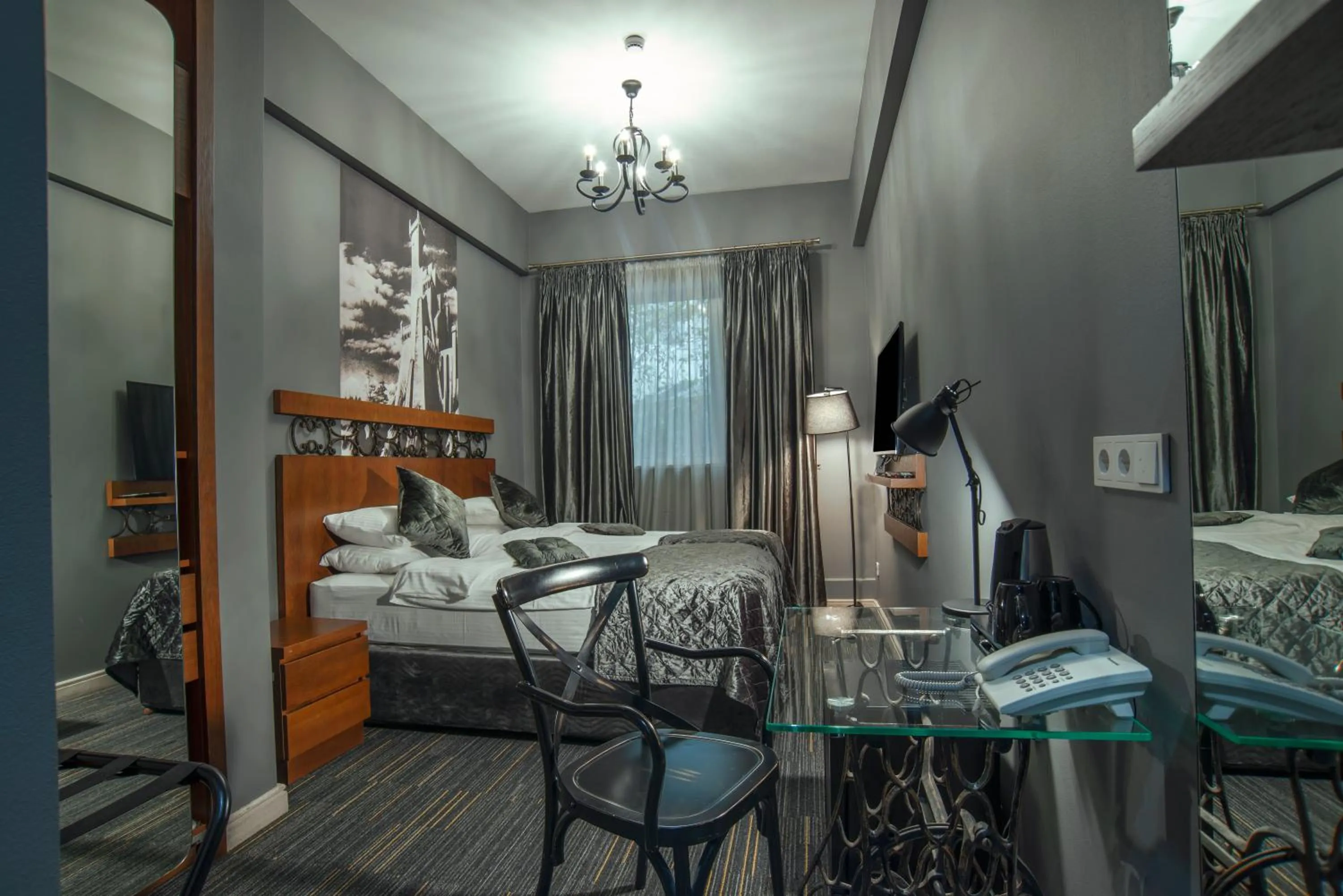 Coffee/tea facilities, Bed in Badagoni Boutique Hotel Rustaveli