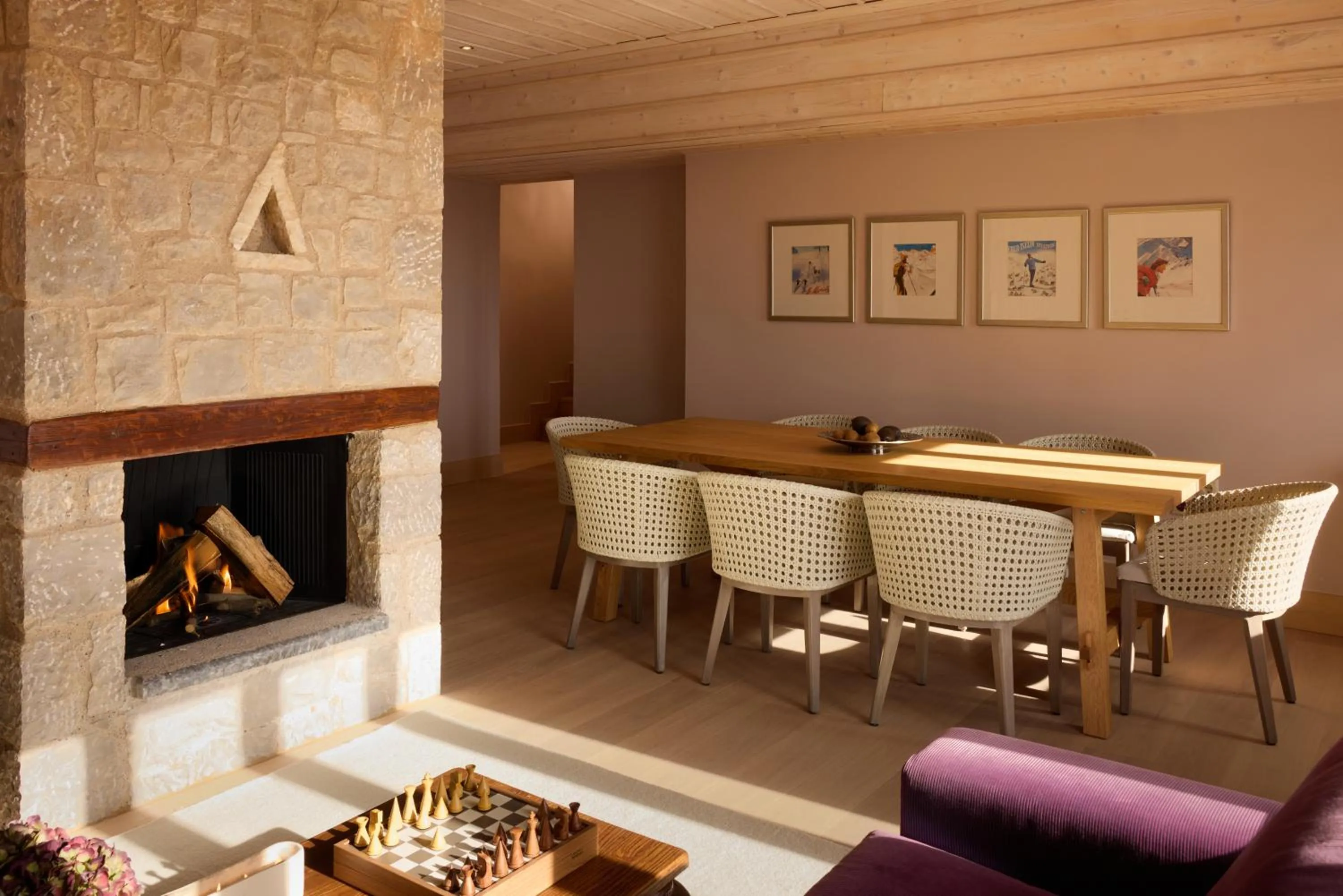 Living room in Santa Marina Arachova Resort & Spa