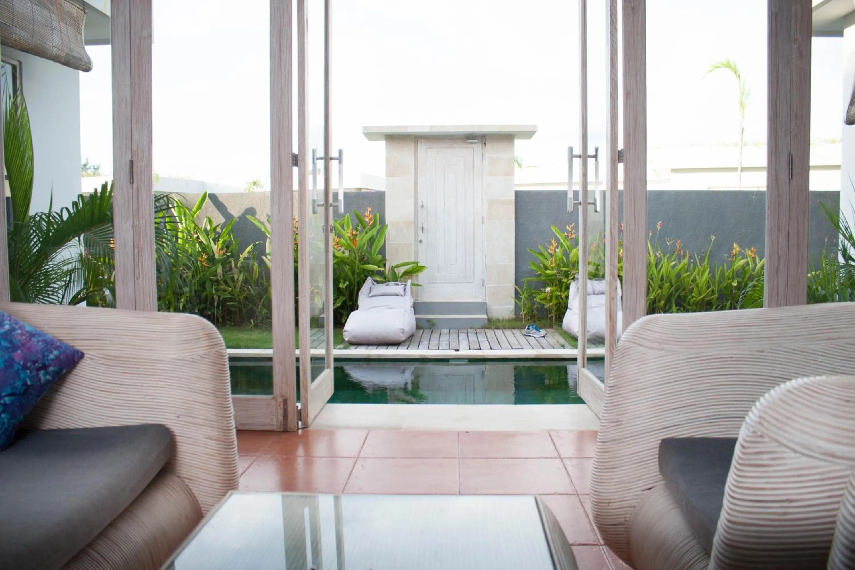 Living room in The Suites Lombok