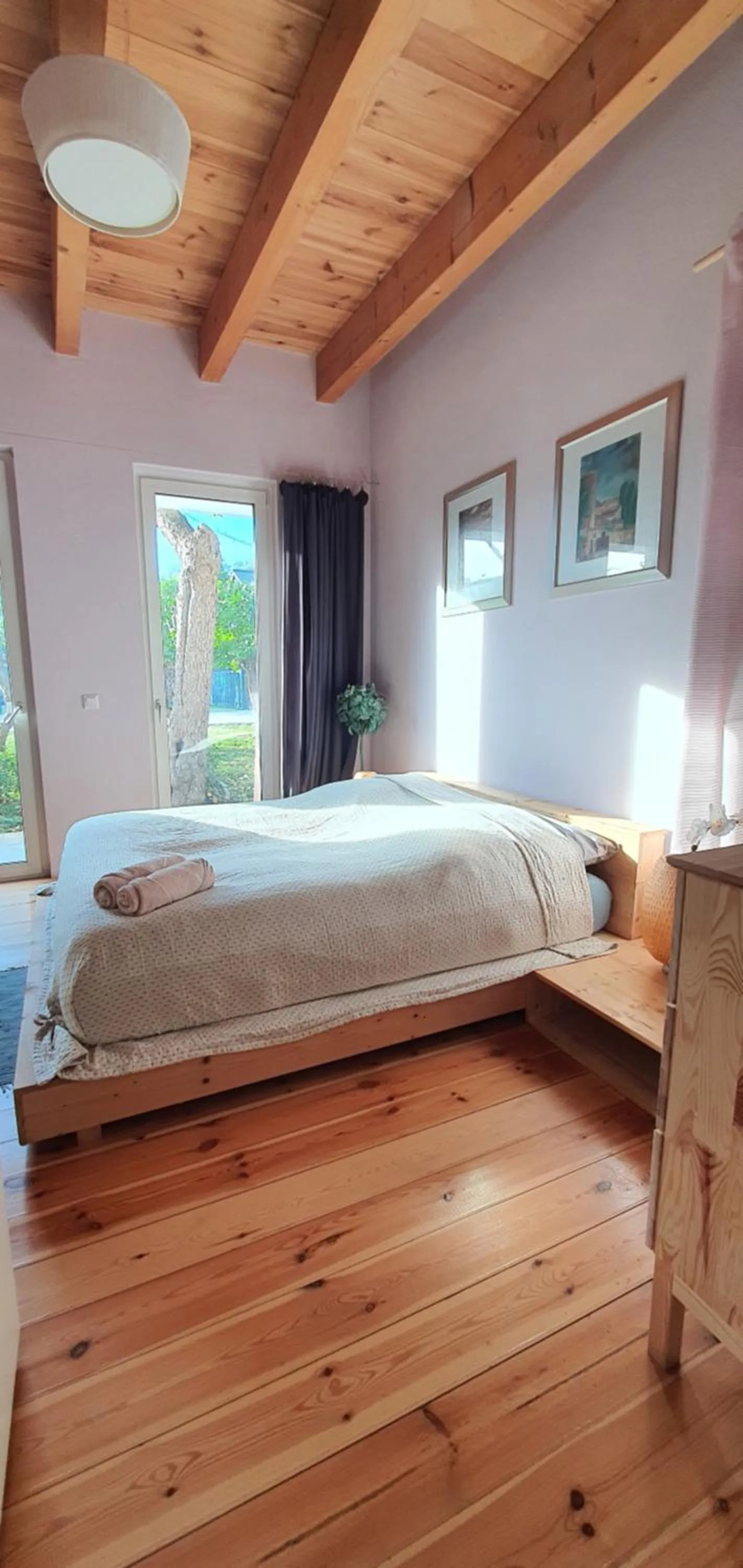 Bed in Pension an der Elsterbrücke