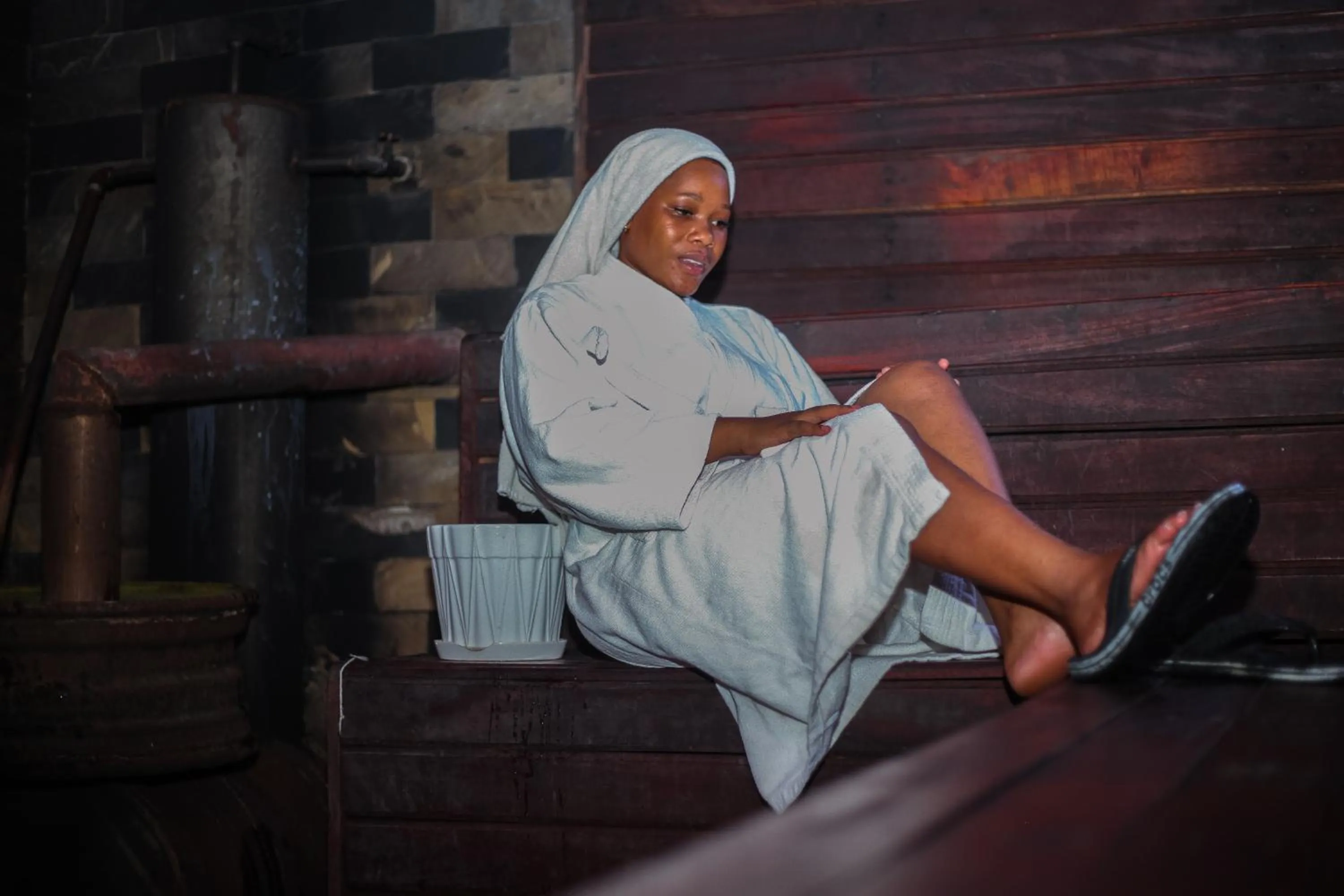 Sauna in Nefaland Hotel