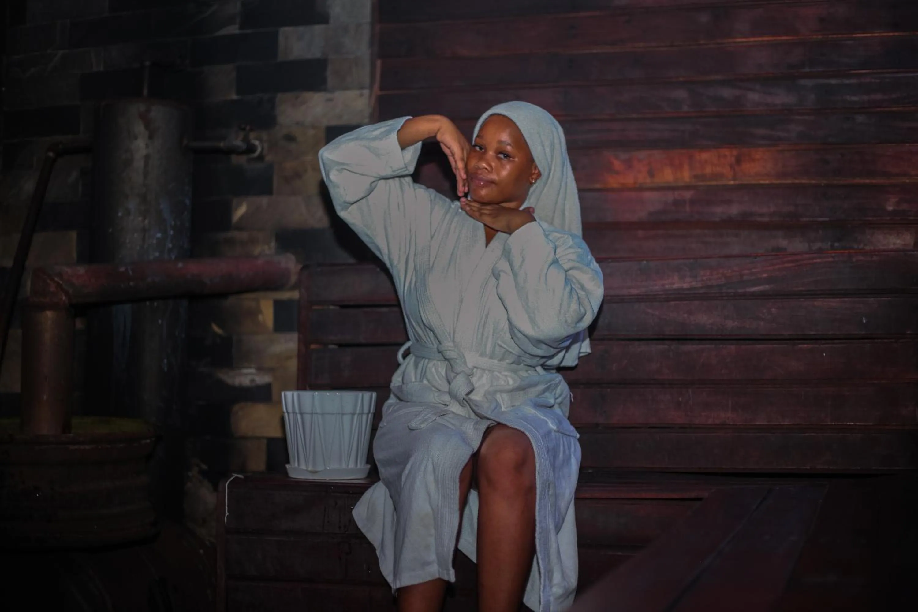 Sauna in Nefaland Hotel