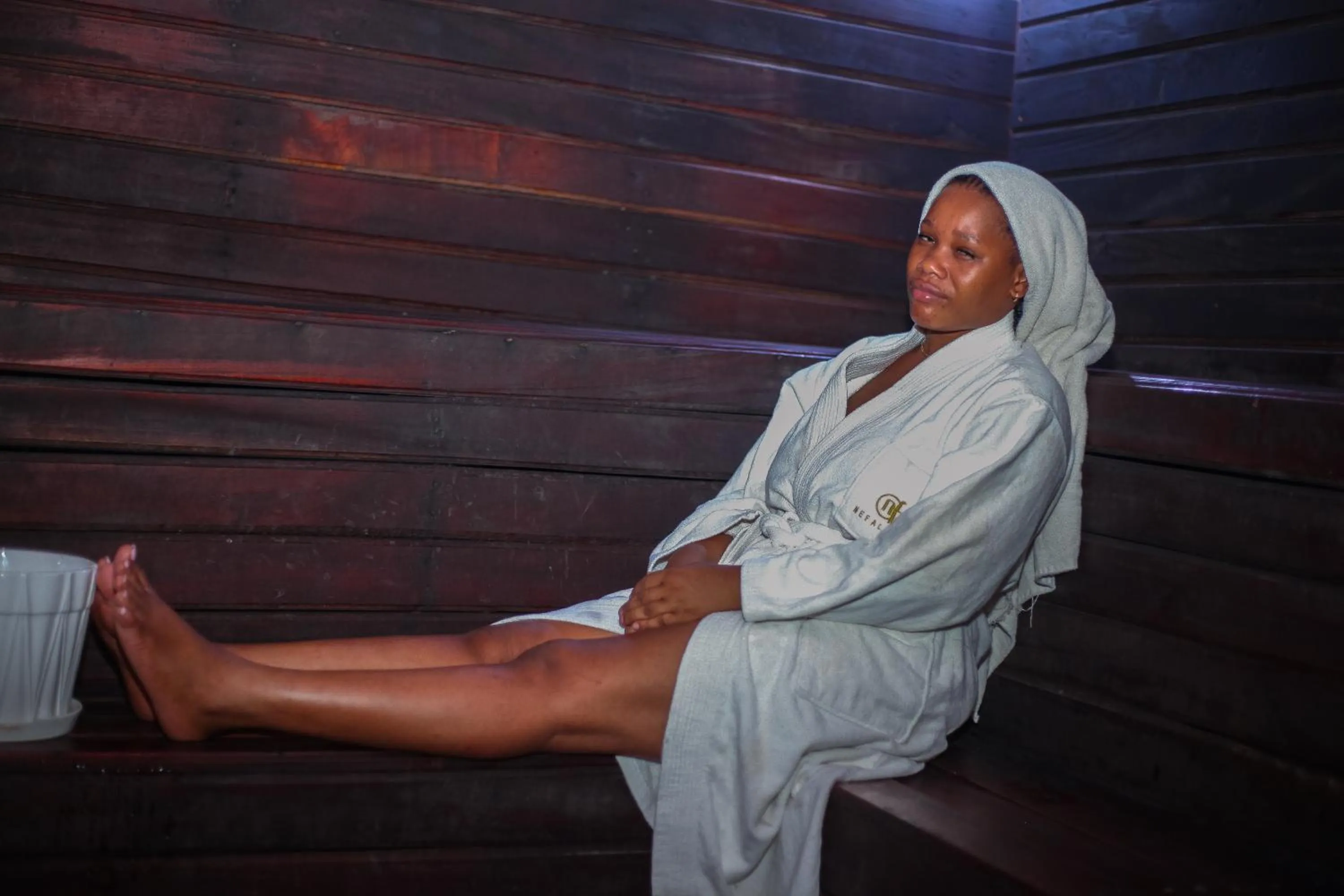 Sauna in Nefaland Hotel