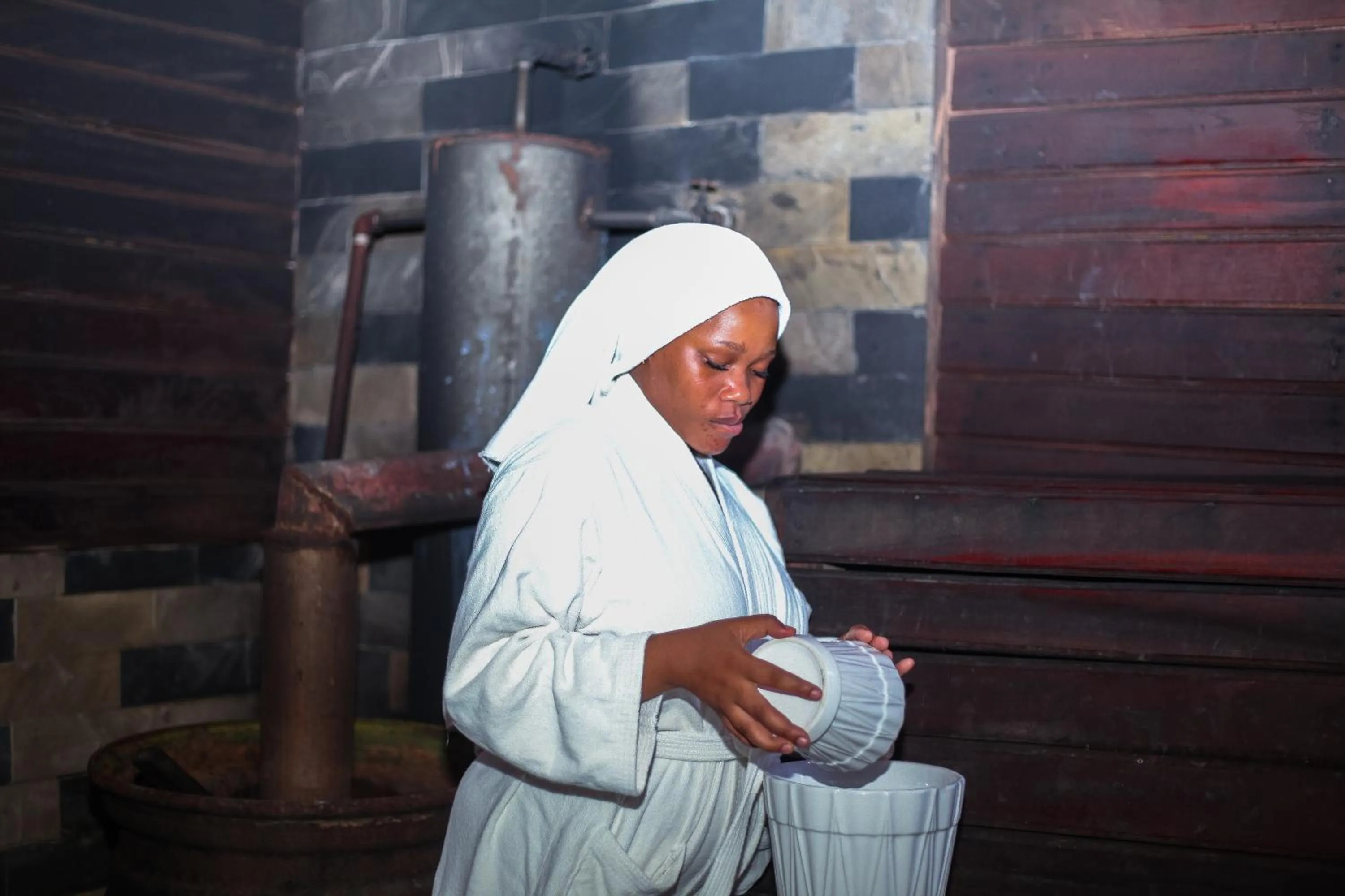 Sauna in Nefaland Hotel