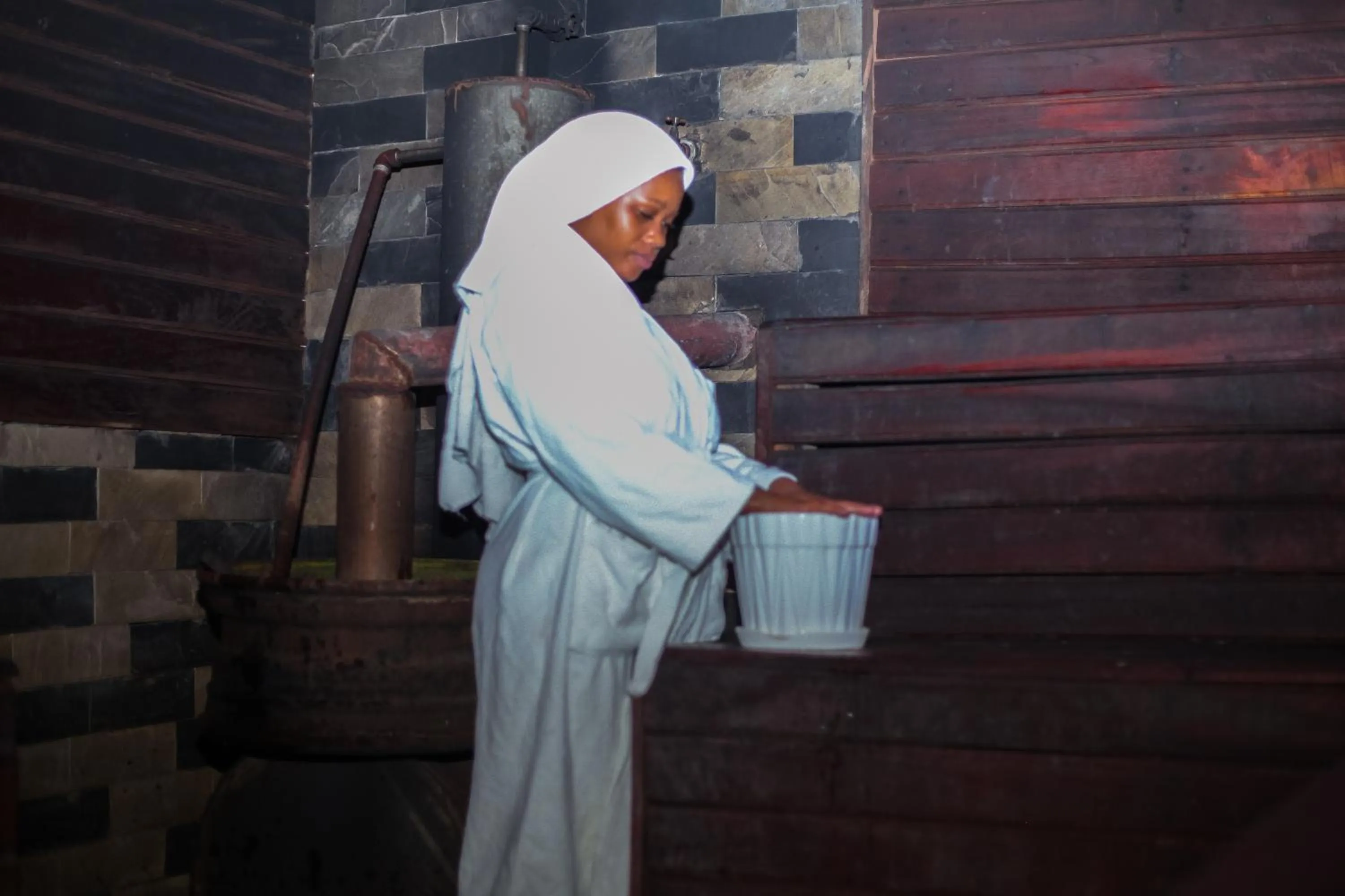 Sauna in Nefaland Hotel