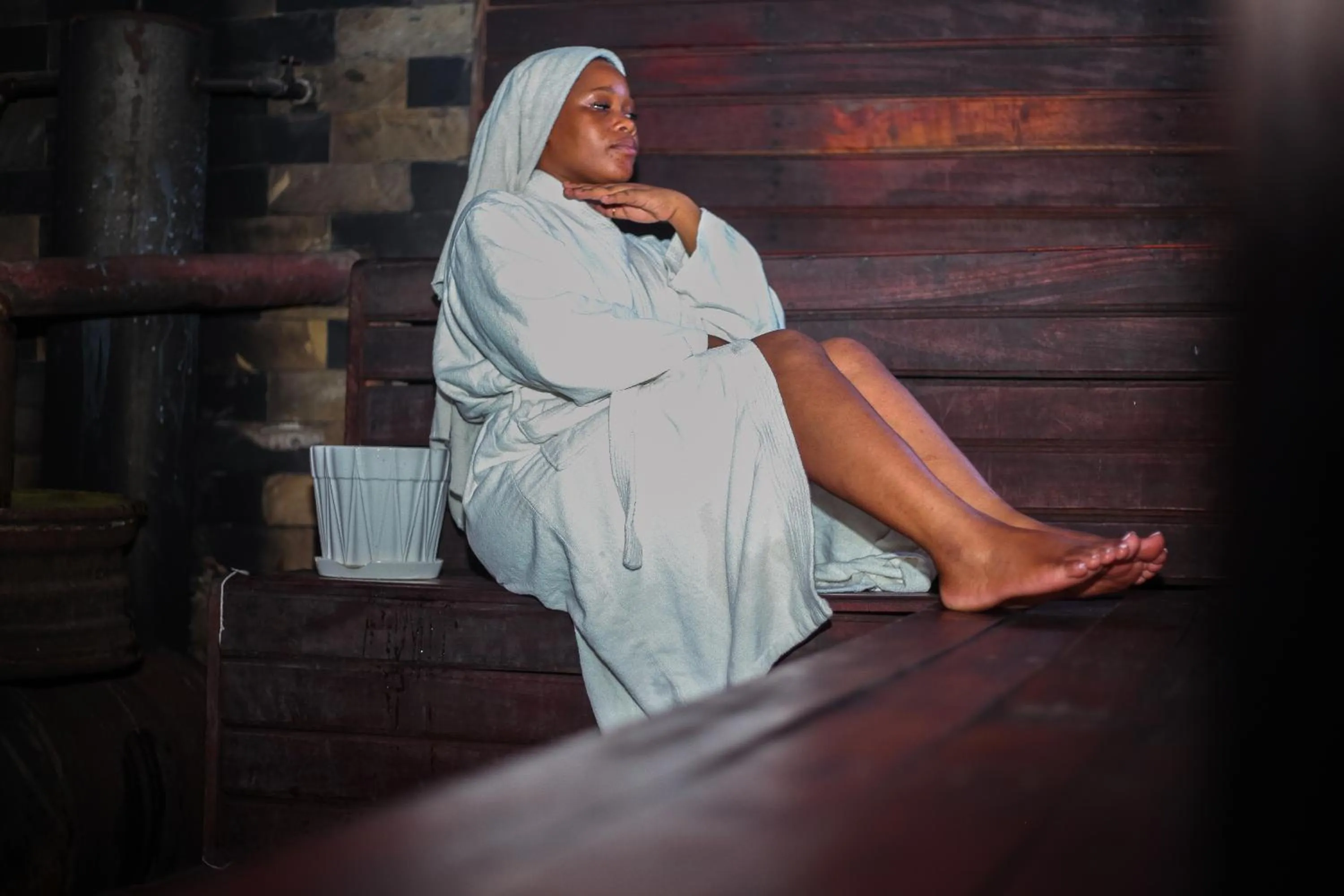 Sauna in Nefaland Hotel