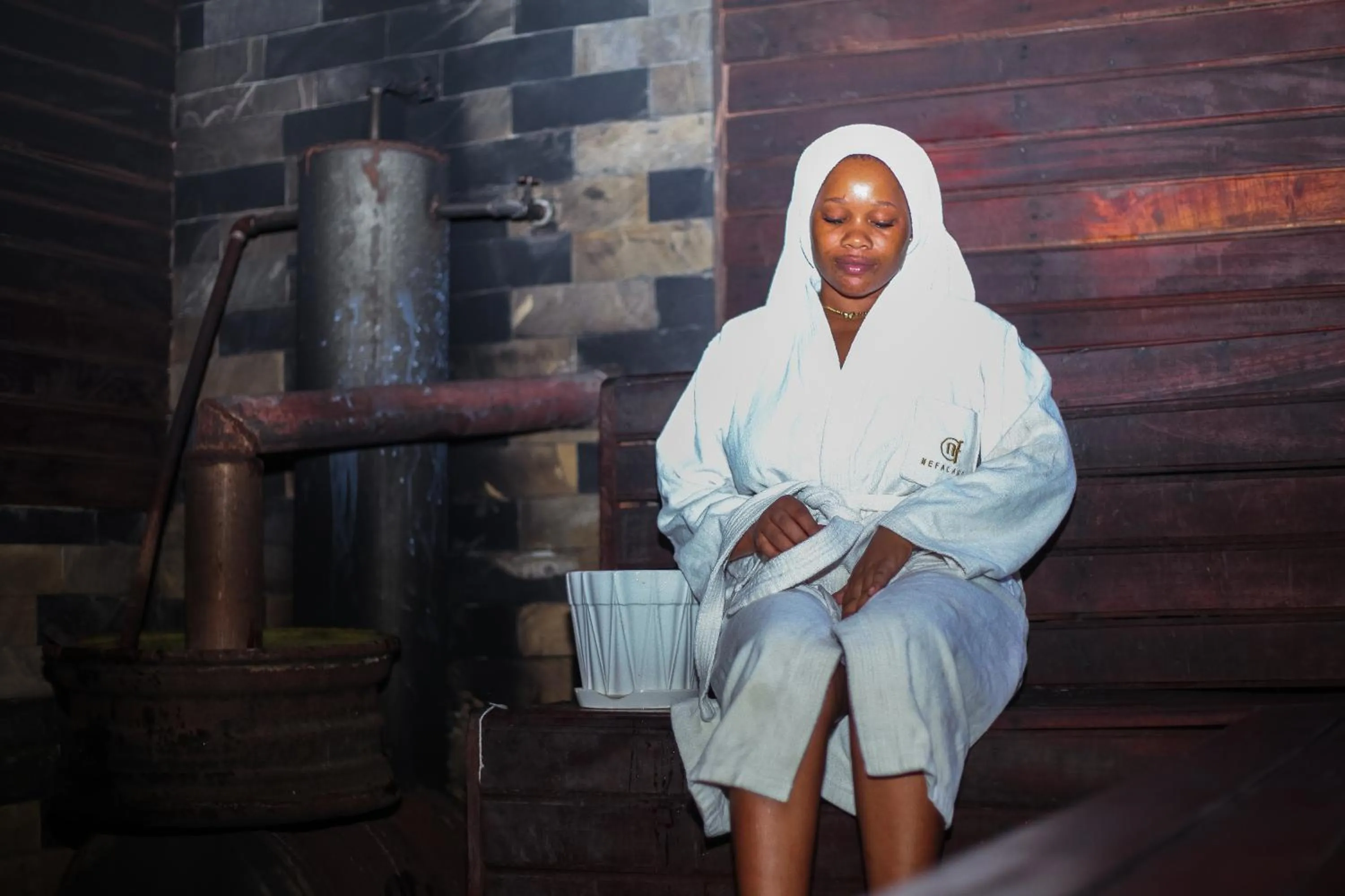 Sauna in Nefaland Hotel