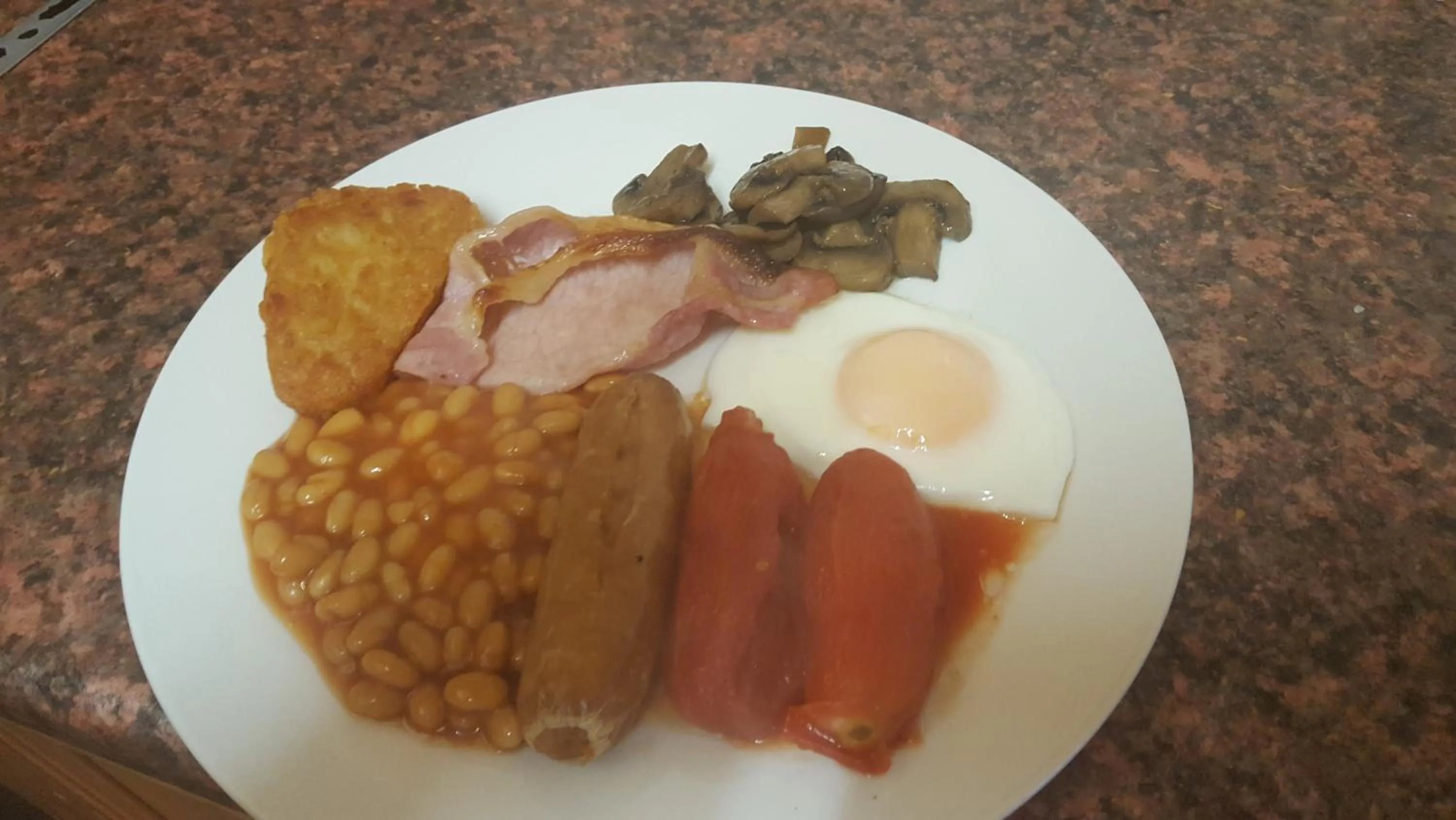 English/Irish breakfast in Hornby House Hotel