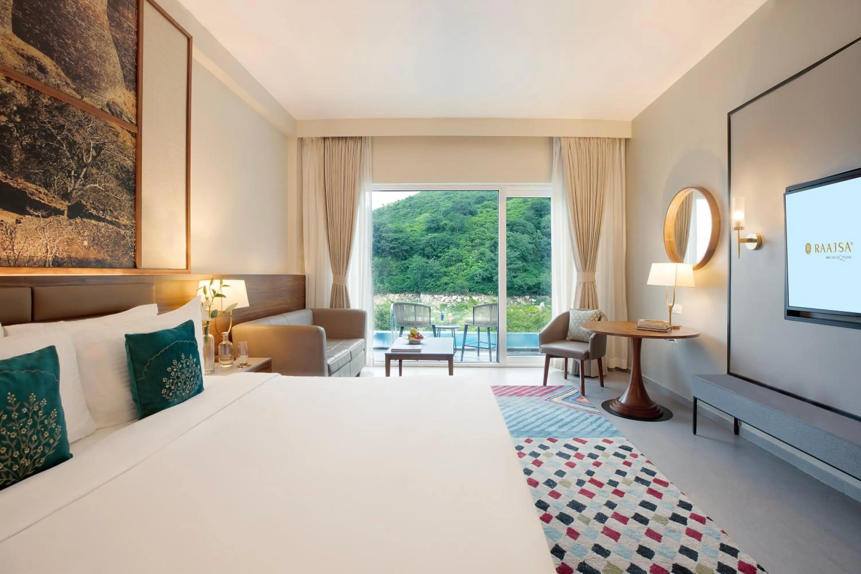 Bed in Raajsa Kumbhalgarh - IHCL SeleQtions