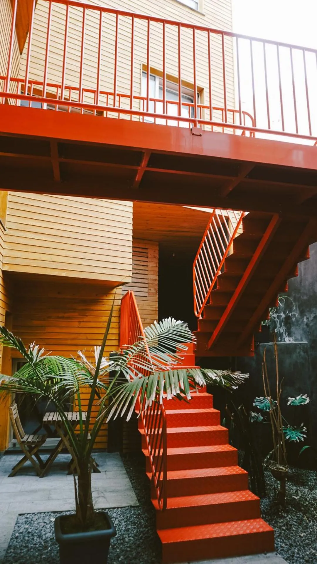 Facade/entrance in Porto Pim Bay