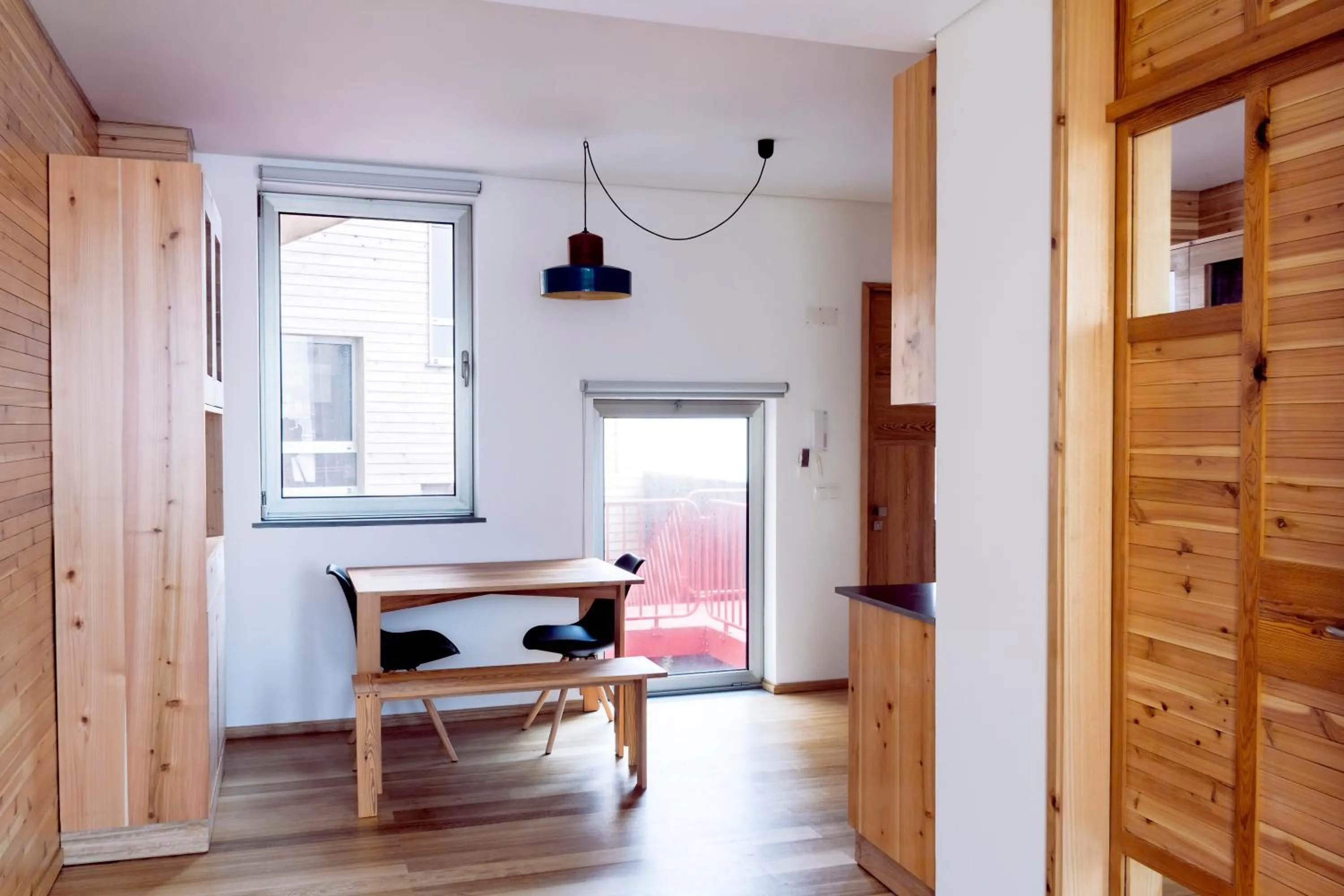 Dining area in Porto Pim Bay